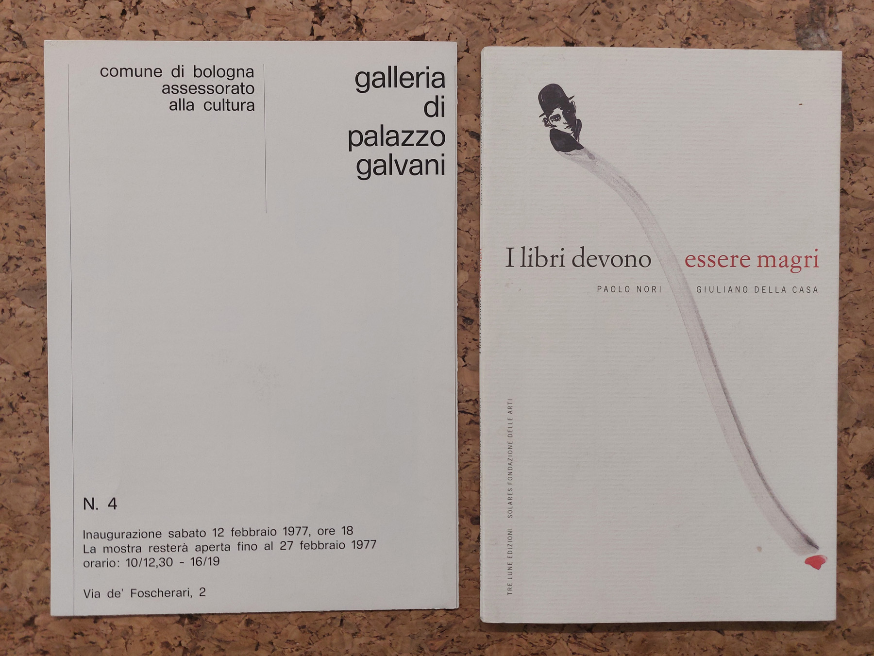 CATALOGHI CON DISEGNO (GIULIANO DELLA CASA) - Lotto unico di 1 catalogo e un pieghevole