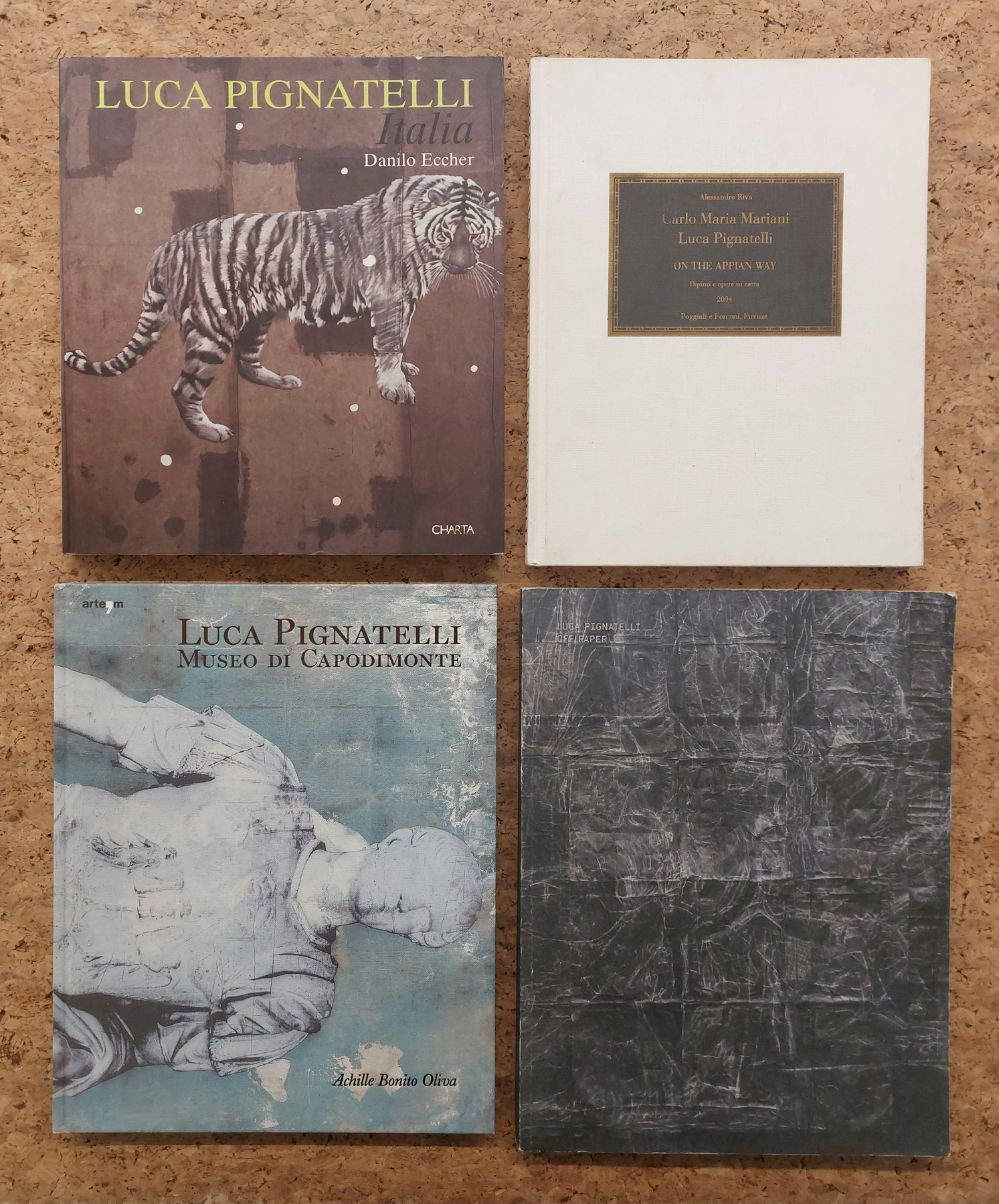 LUCA PIGNATELLI - Lotto unico di 4 cataloghi