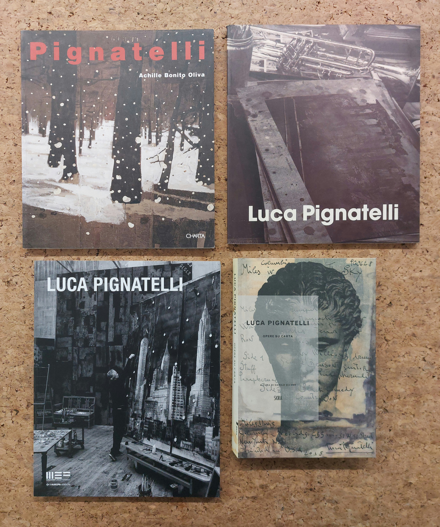 LUCA PIGNATELLI - Lotto unico di 4 cataloghi