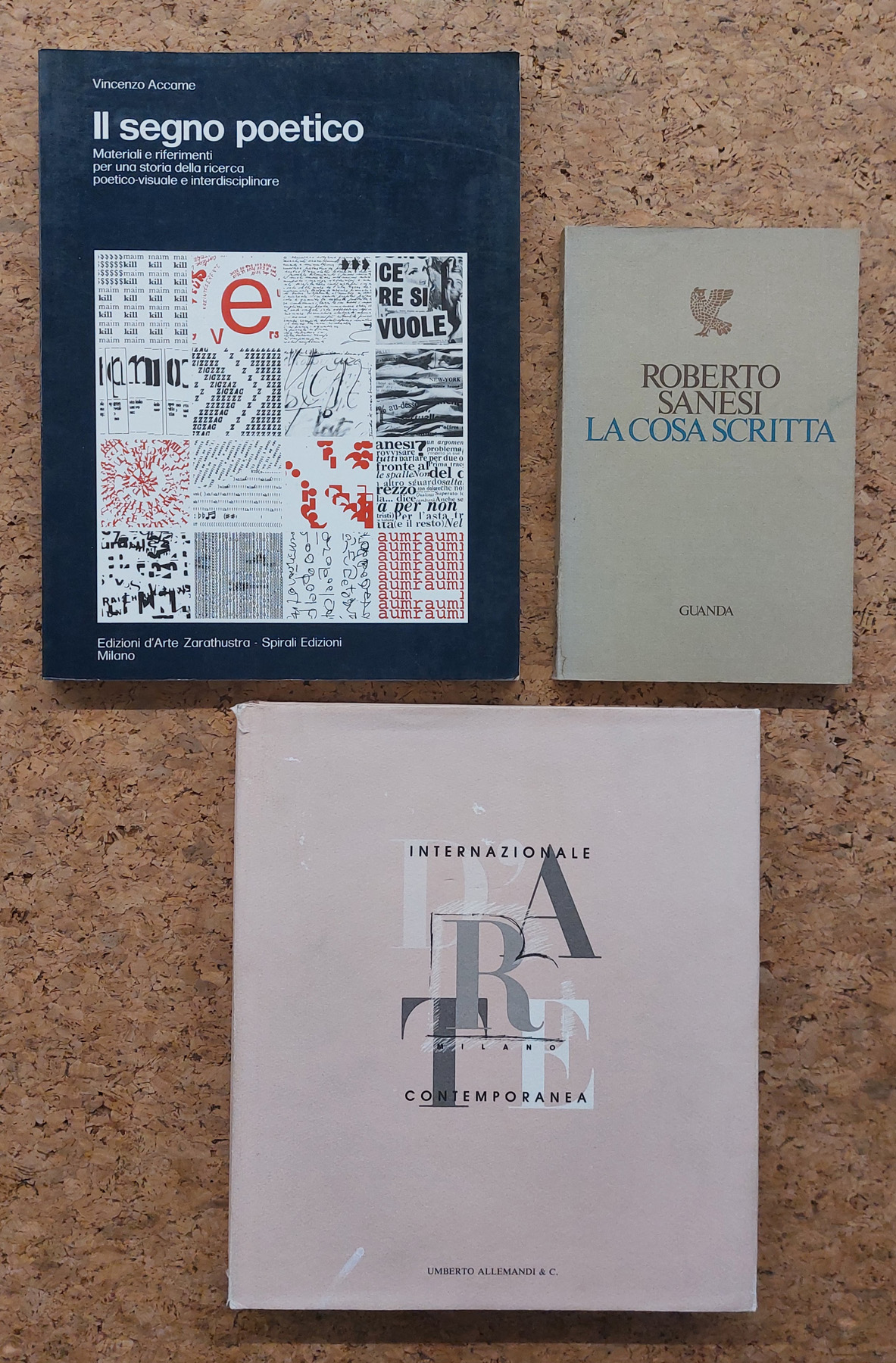 POESIA E POESIA VISIVA - Lotto unico di 3 cataloghi