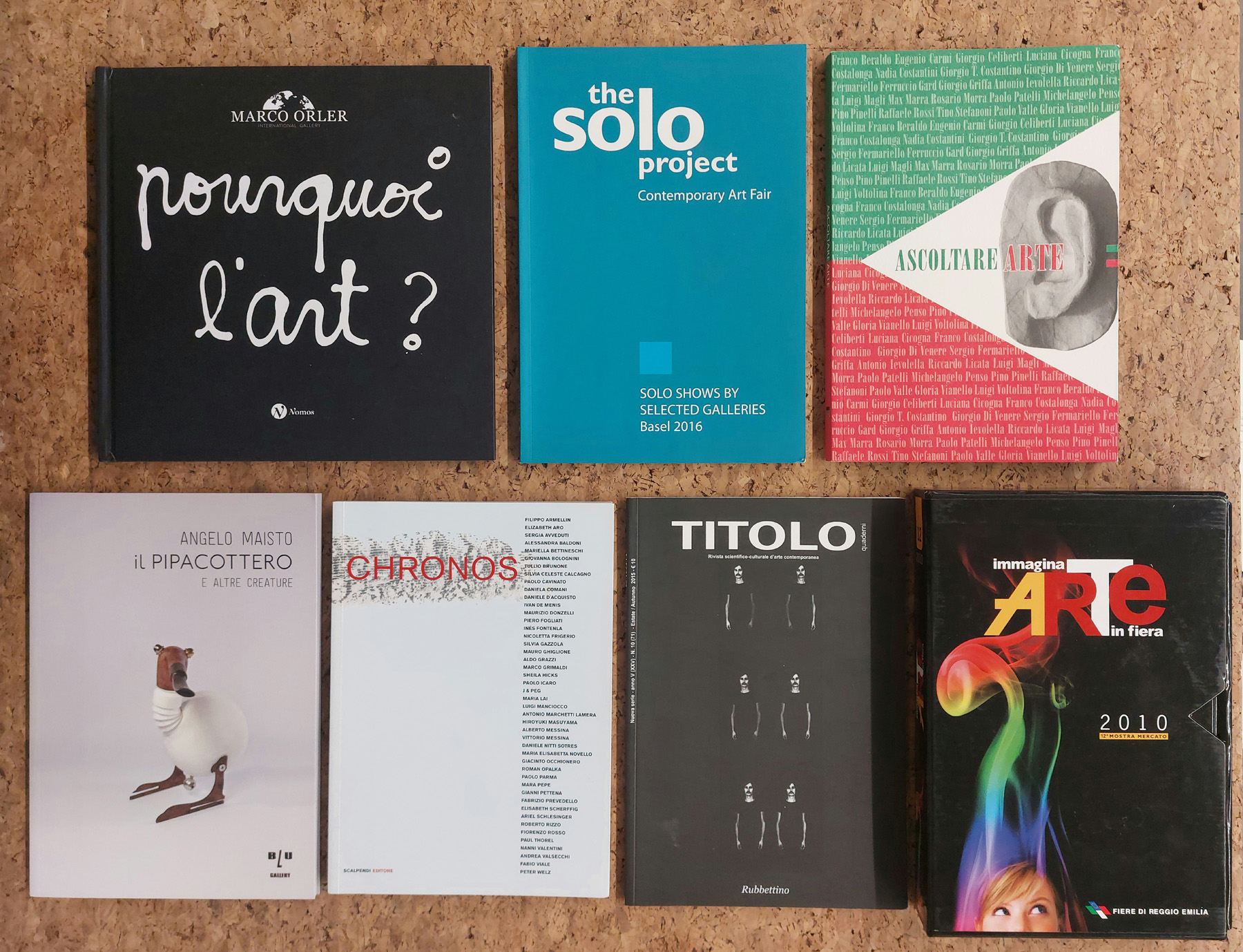 COLLETTIVE D'ARTE CONTEMPORANEA - Lotto unico di 7 cataloghi