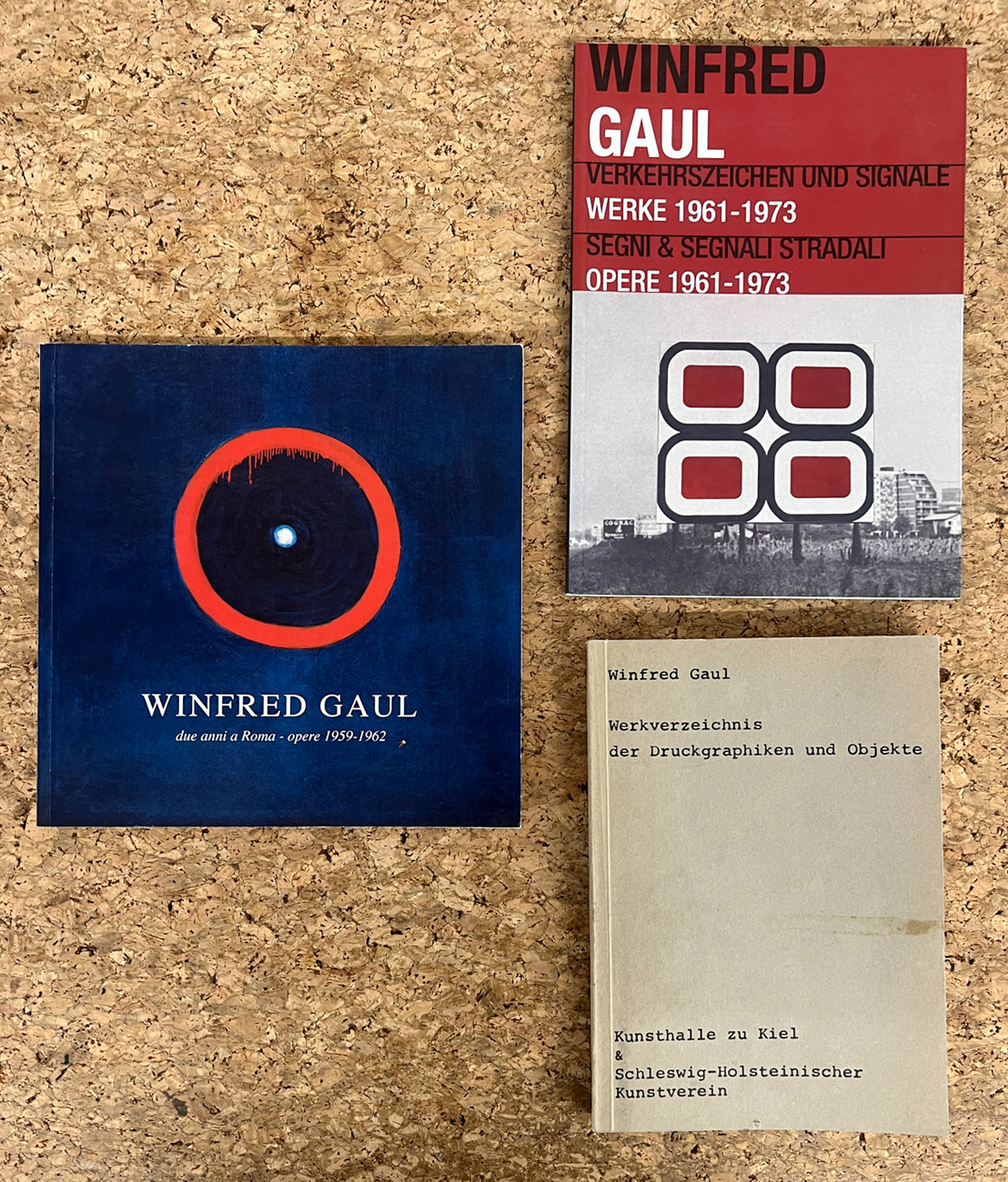 WINFRED GAUL - Lotto unico di 3 cataloghi