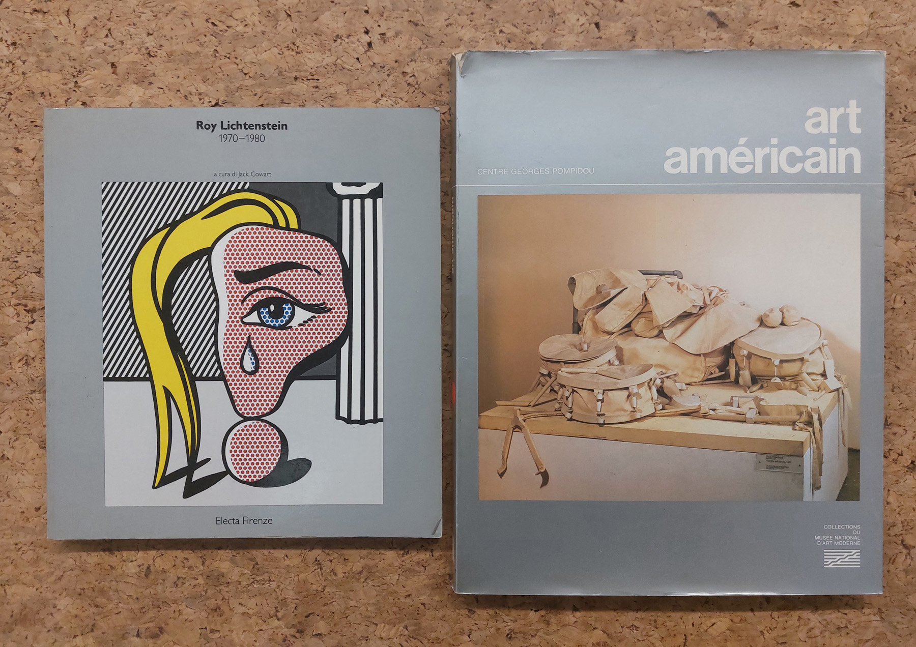 ROY LICHTENSTEIN E ARTE AMERICANA DEL DOPOGUERRA - Lotto unico di 2 cataloghi