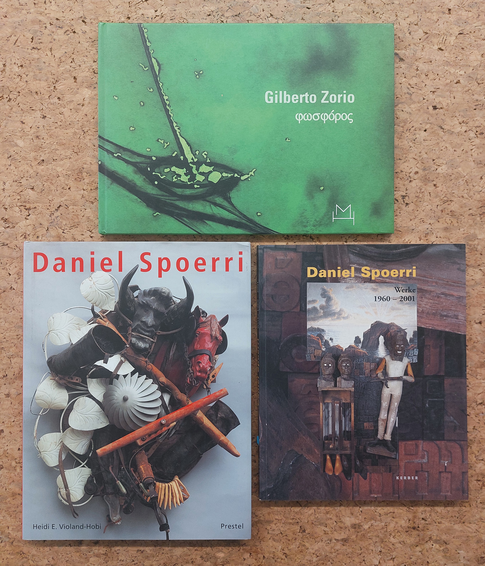 DANIEL SPOERRI E GILBERTO ZORIO - Lotto unico di 3 cataloghi