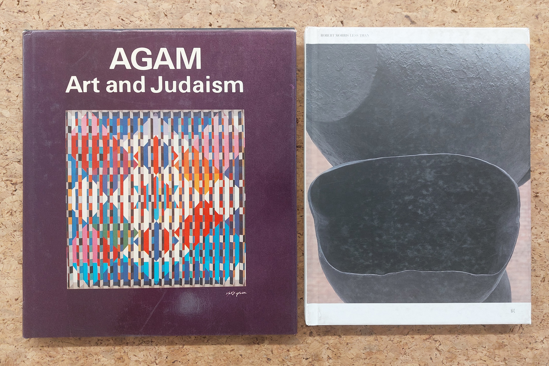 YAACOV AGAM E ROBERT MORRIS - Lotto unico di 2 cataloghi