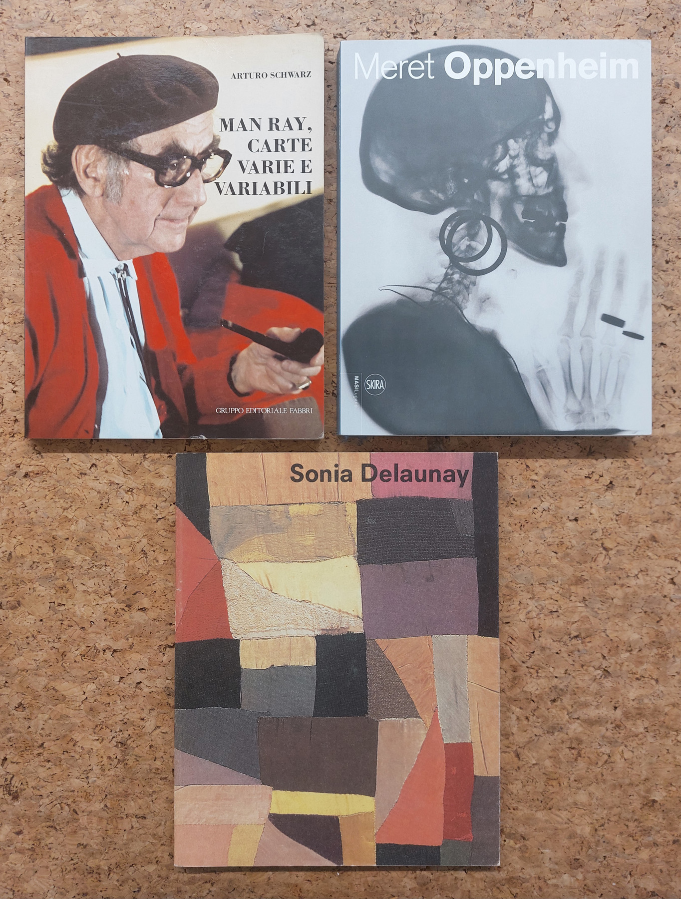 SONIA DELAUNAY, MAN RAY E MERET OPPENHEIM - Lotto unico di 3 cataloghi
