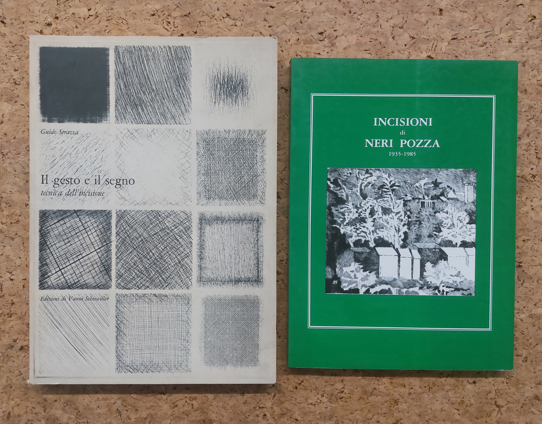 MONOGRAFIE DI ARTE GRAFICA (GUIDO STRAZZA E NERI POZZA) - Lotto unico di 2 cataloghi