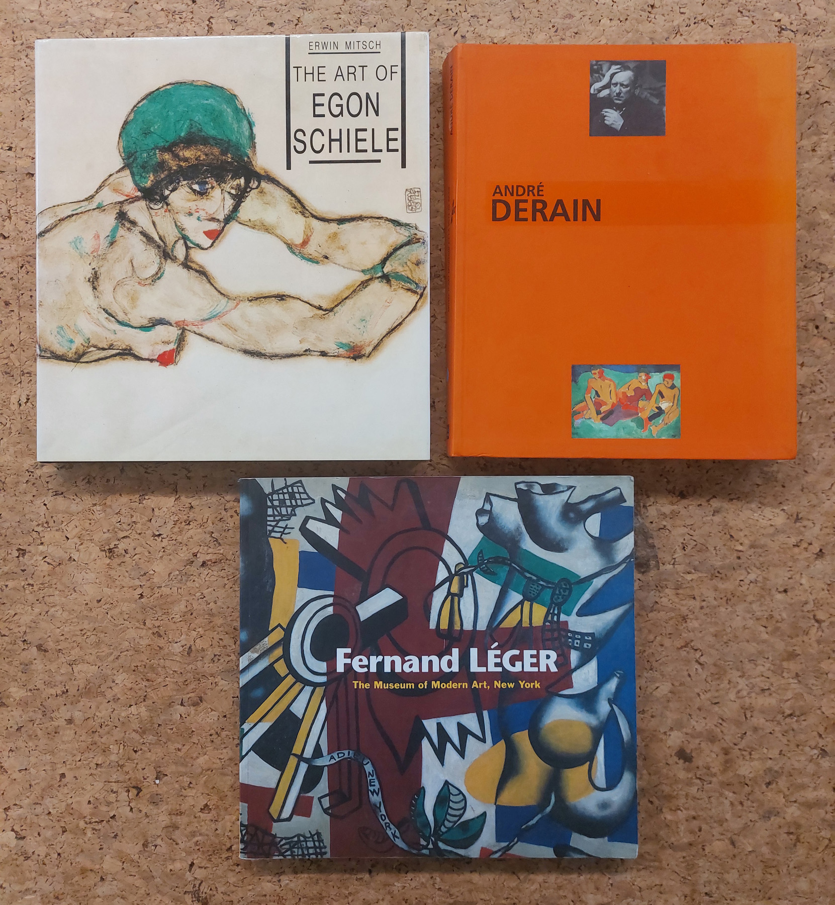 PROTAGONISTI DELLA STORIA DELL'ARTE (SCHIELE, DERAIN E LÉGER) - Lotto unico di 3 cataloghi: