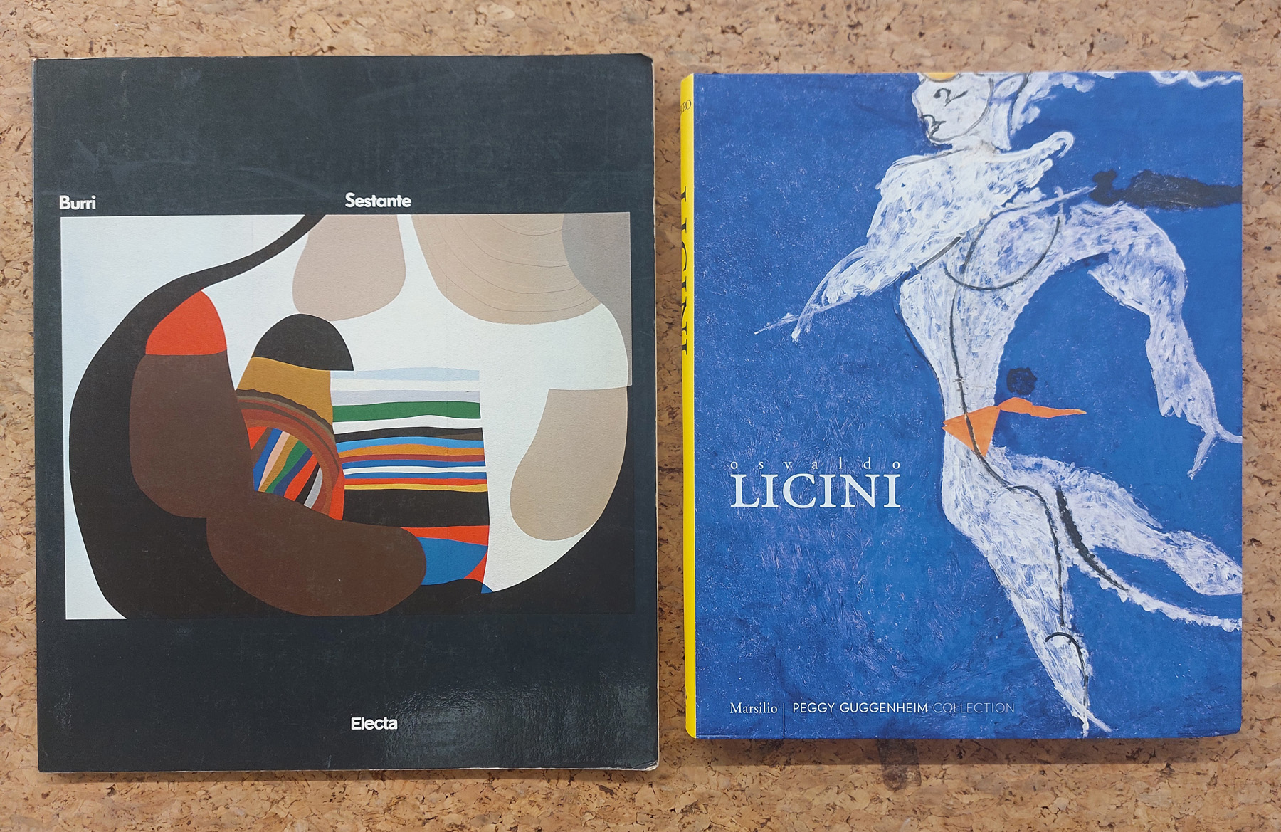 ALBERTO BURRI E OSVALDO LICINI - Lotto unico di 2 cataloghi