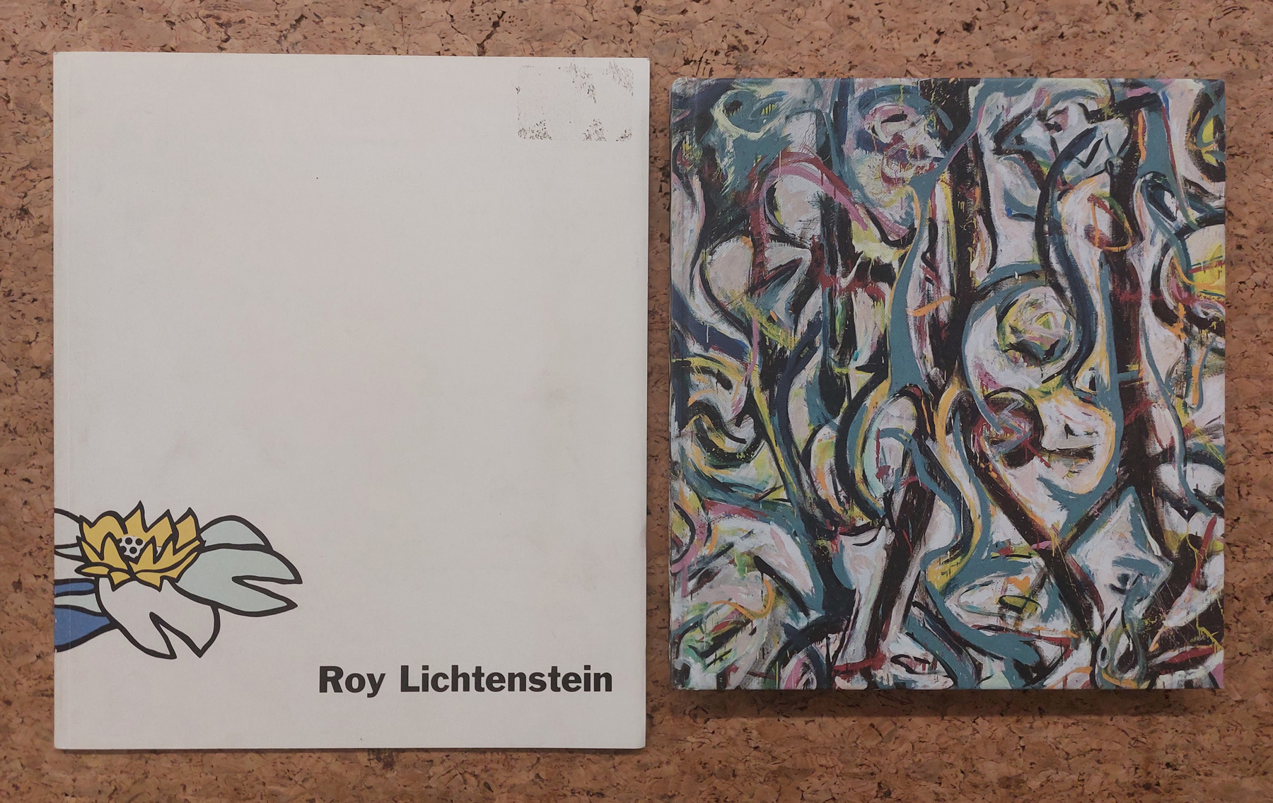 JACKSON POLLOCK E ROY LICHTENSTEIN- Lotto unico di 2 cataloghi