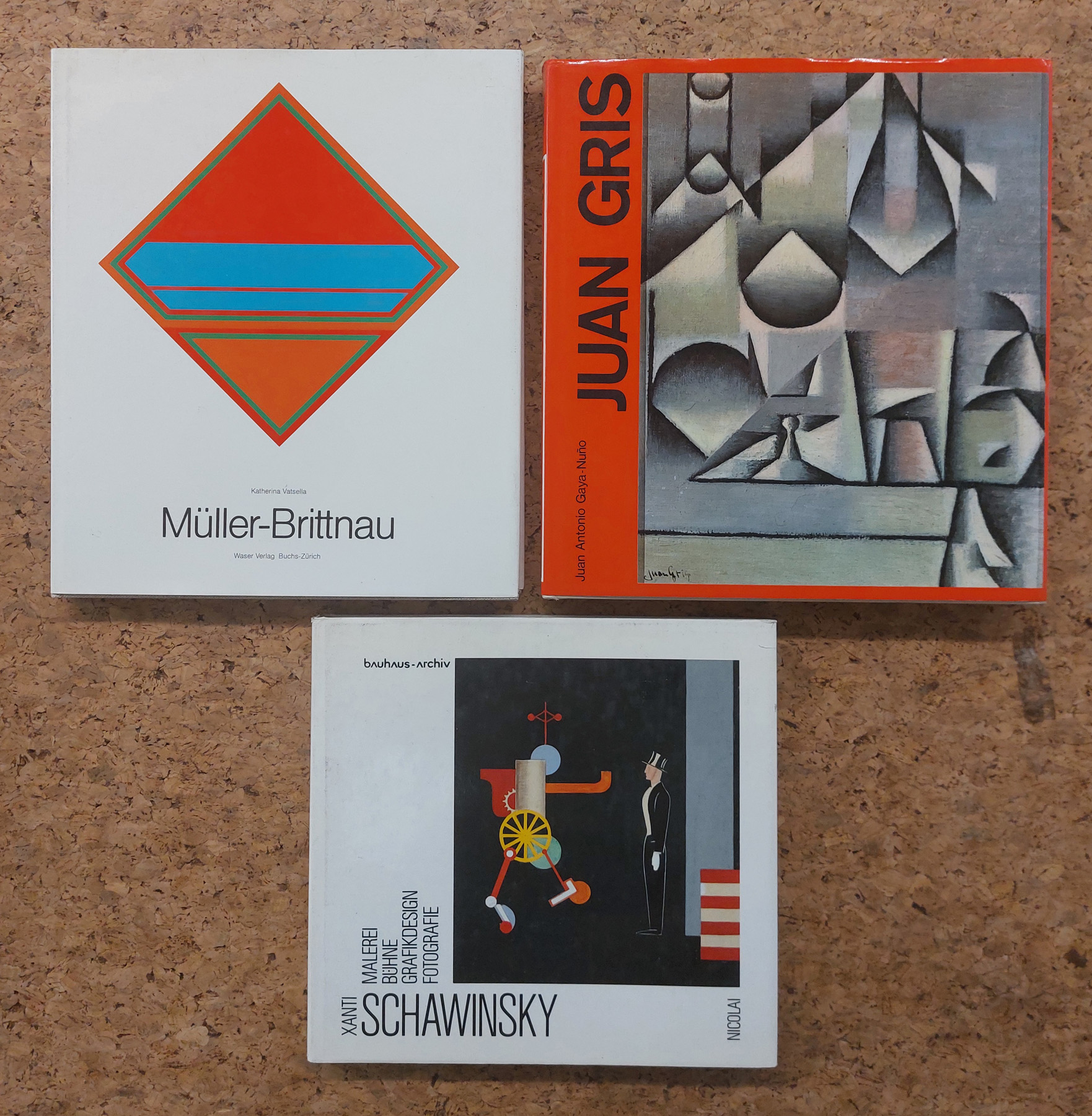JUAN GRIS, XANTI SCHAWINSKY E MÜLLER-BRITTNAU - Lotto unico di 3 cataloghi