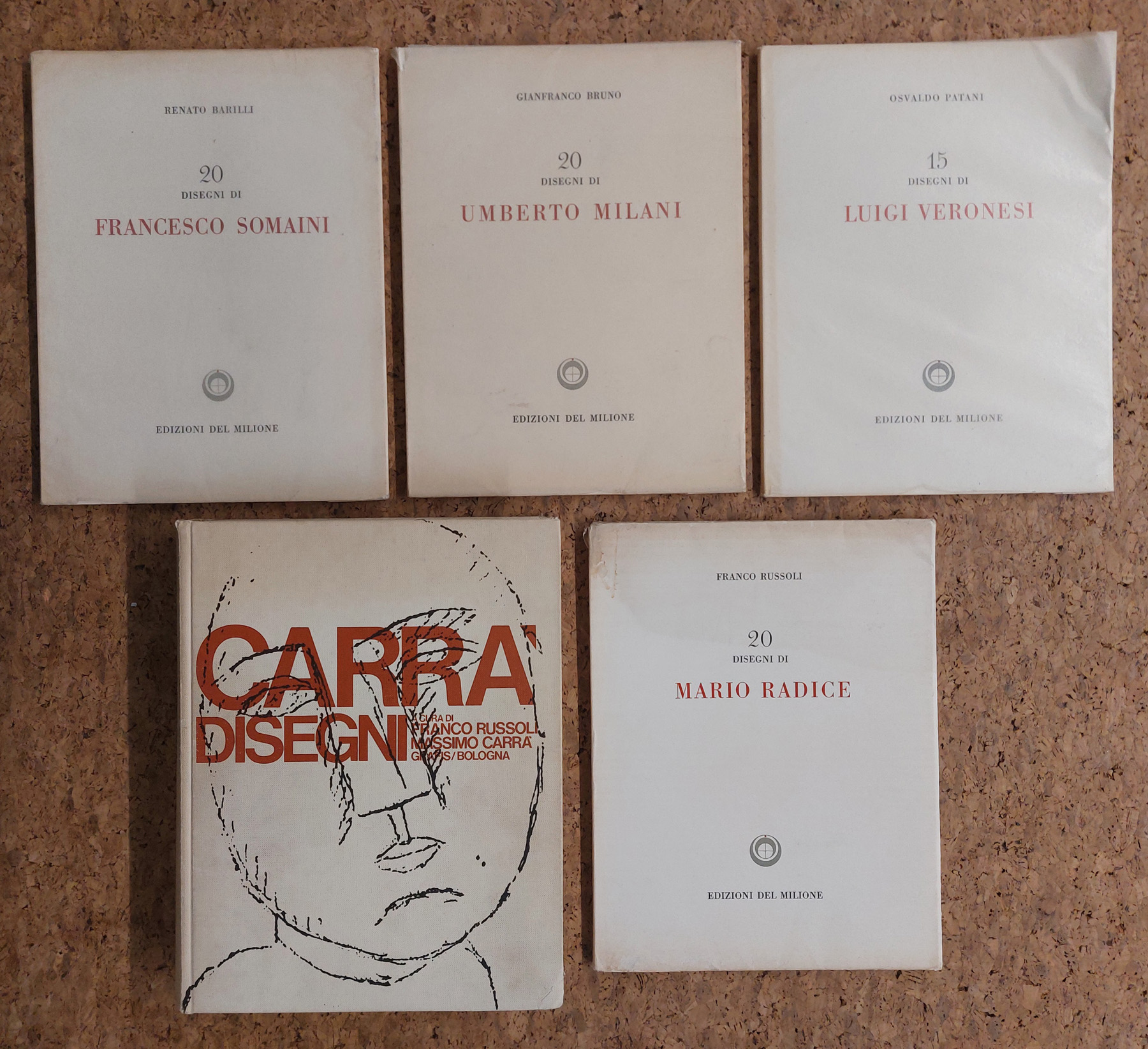 EDIZIONI DEL MILIONE, MILANO - Lotto unico di 4 rari cataloghi editi dalla Galleria del Milione