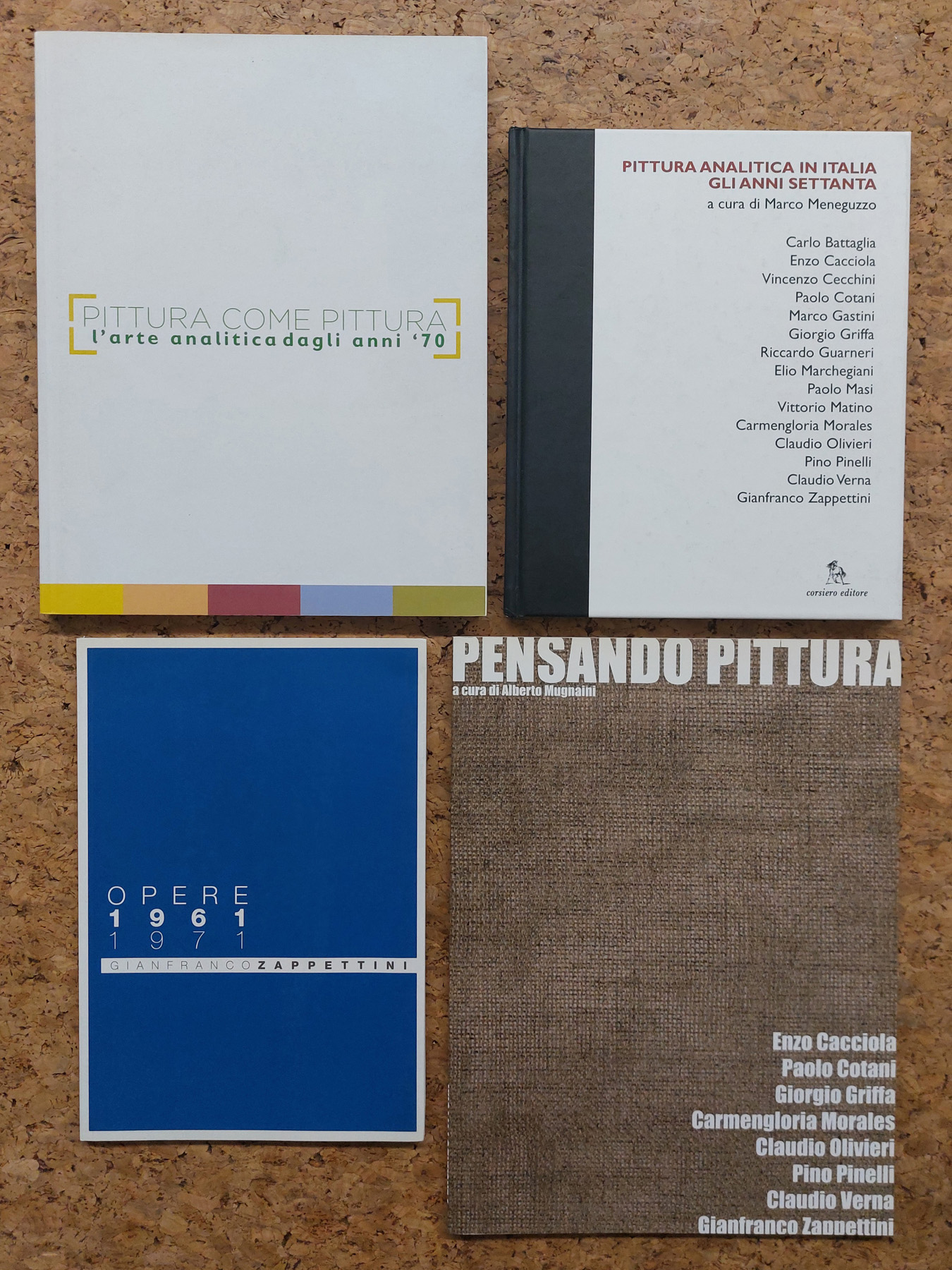 ARTE ANALITICA - Lotto unico di 4 cataloghi