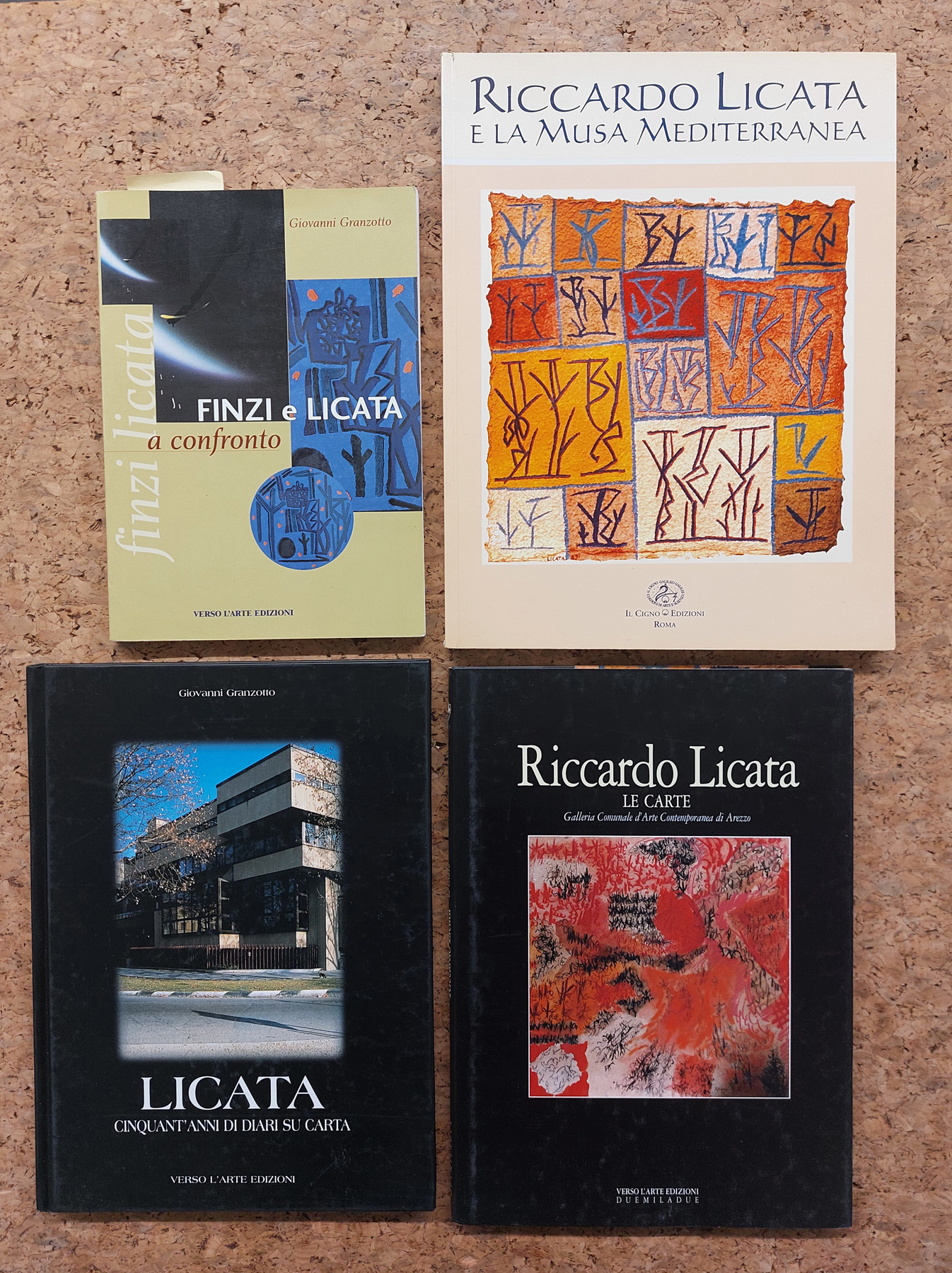 RICCARDO LICATA  - Lotto unico di 4 cataloghi