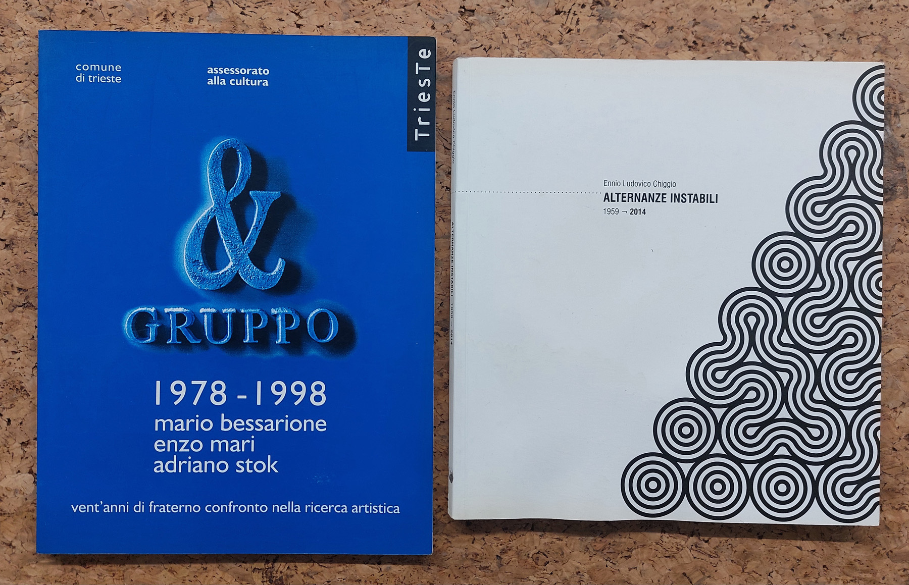 CATALOGHI AUTOGRAFATI (GRUPPO &) - Gruppo & 1978-1998. Mario Bessarione Enzo Mari Adriano Stock. Vent'anni di fraterno confronto nella ricerca artistica, 1998