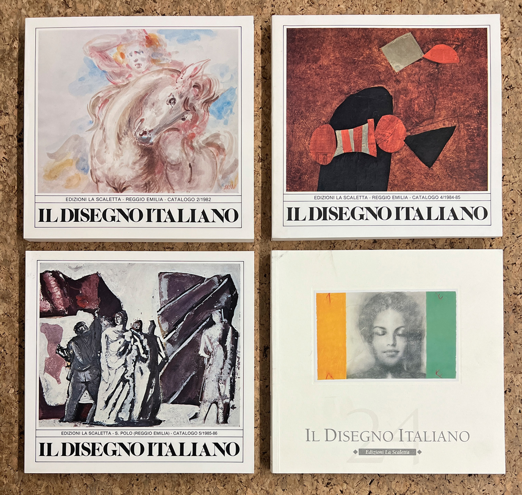 GALLERIA LA SCALETTA, REGGIO EMILIA (IL DISEGNO ITALIANO) - Lotto unico di 4 cataloghi