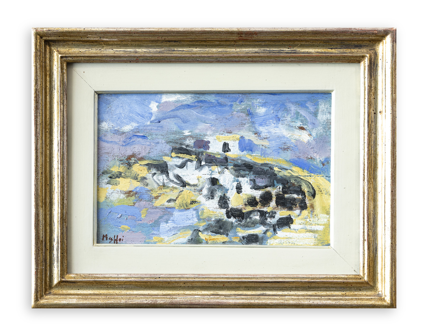 GINA MAFFEI (1921-2018) - Il molo a Sestri L., 1993