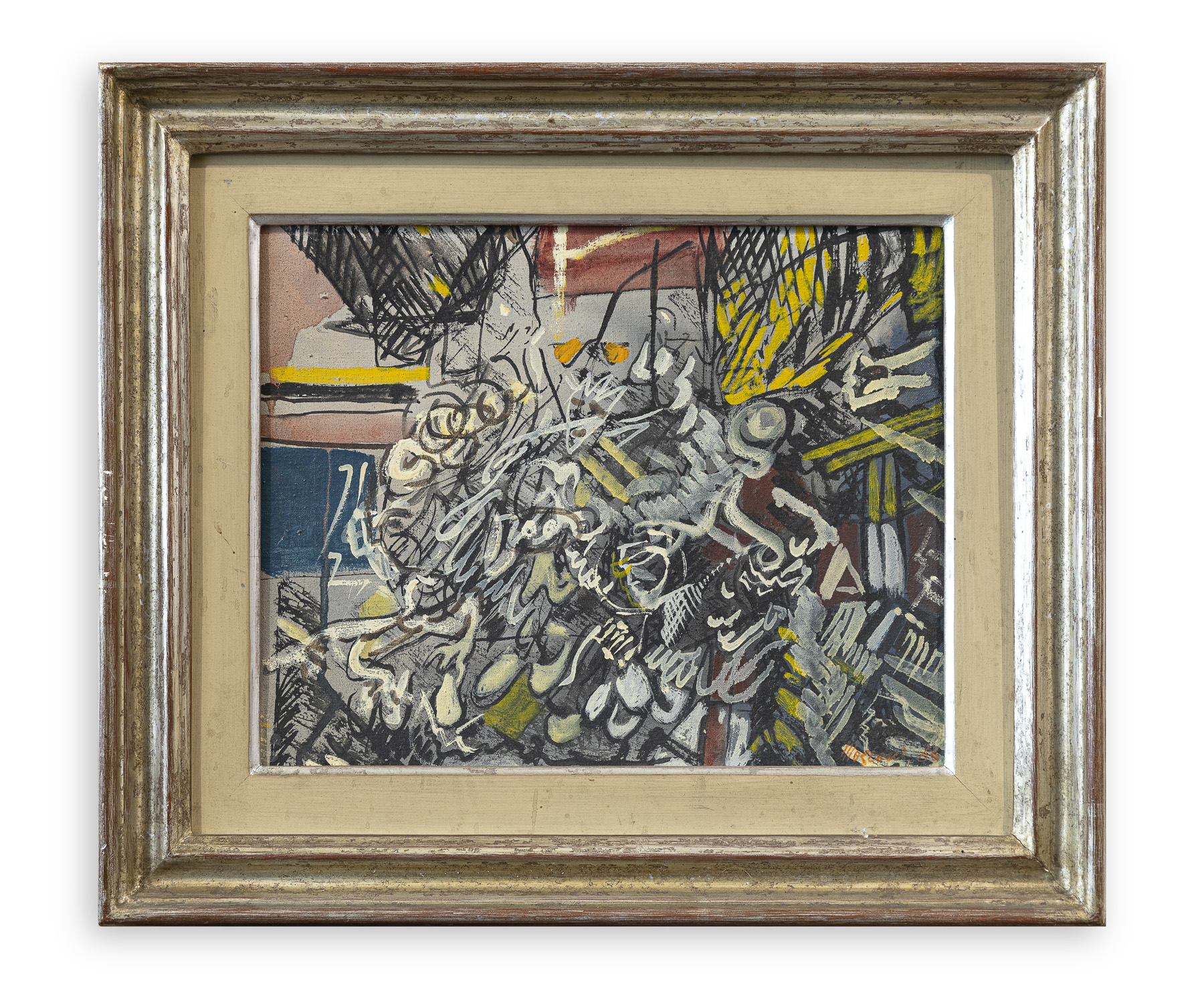 LUDOVICO MOSCONI (1928-1987) - Senza Titolo, 1966