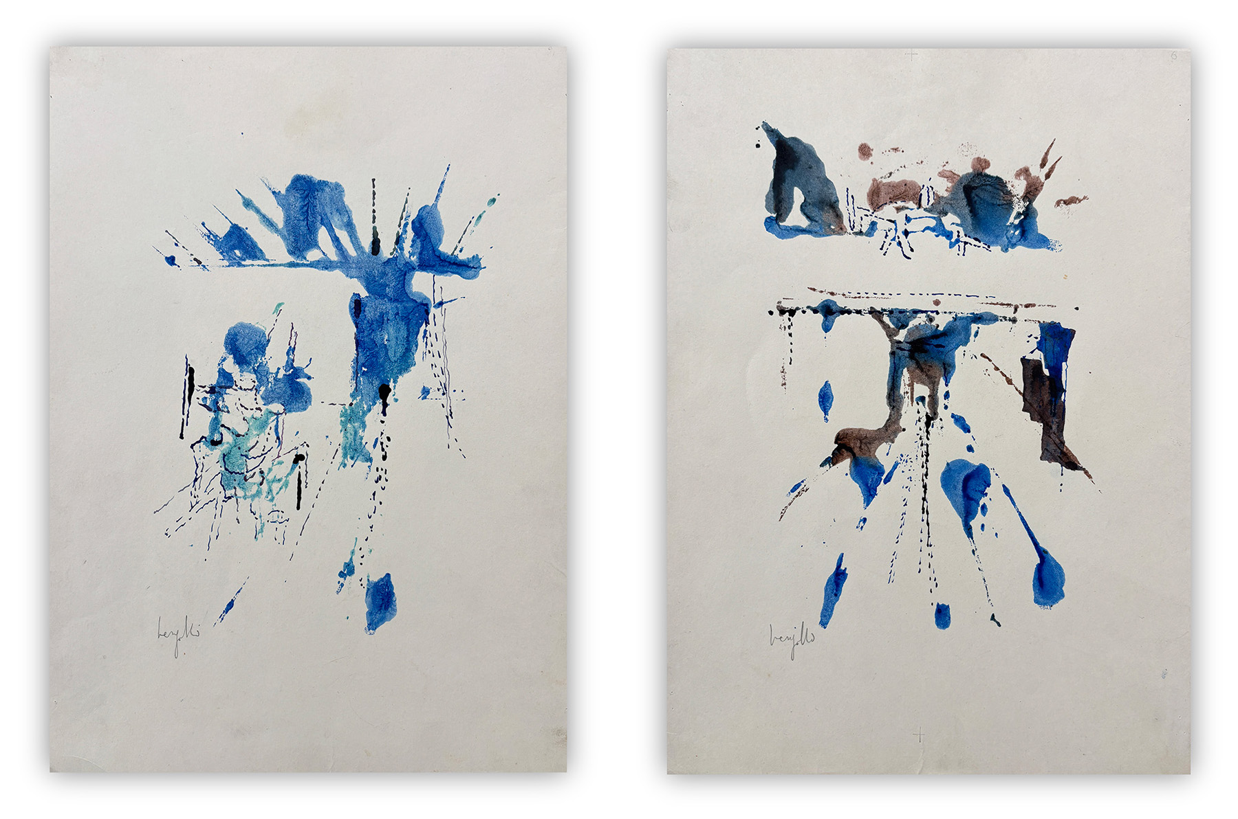 ALDO BERGOLLI (1916-1972) - Lotto unico di 2 opere