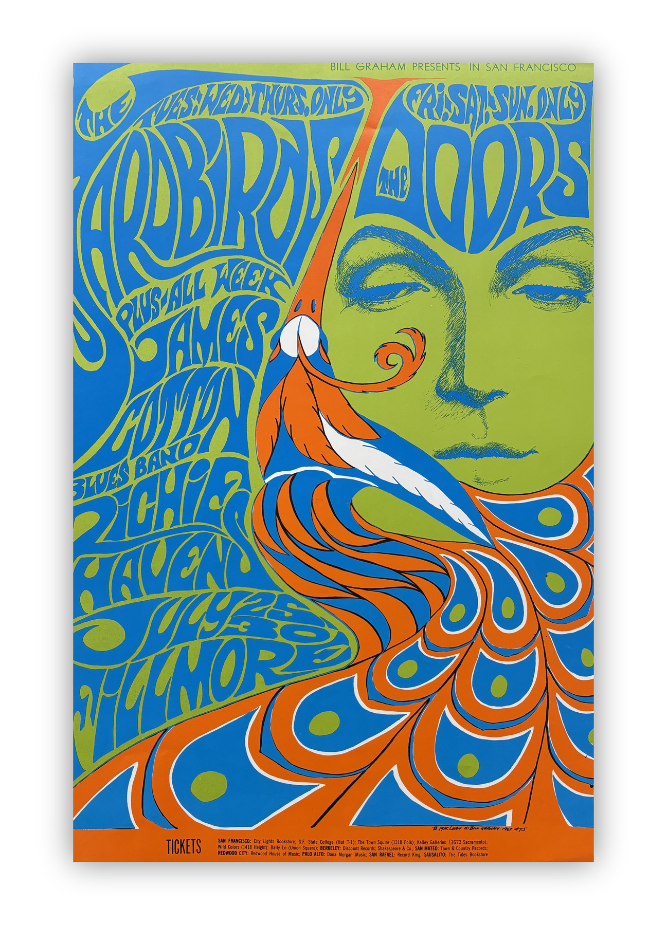 LOCANDINE D'ARTE (BONNIE MAC LEAN) - Bill Graham presents in San Francisco.., 1967