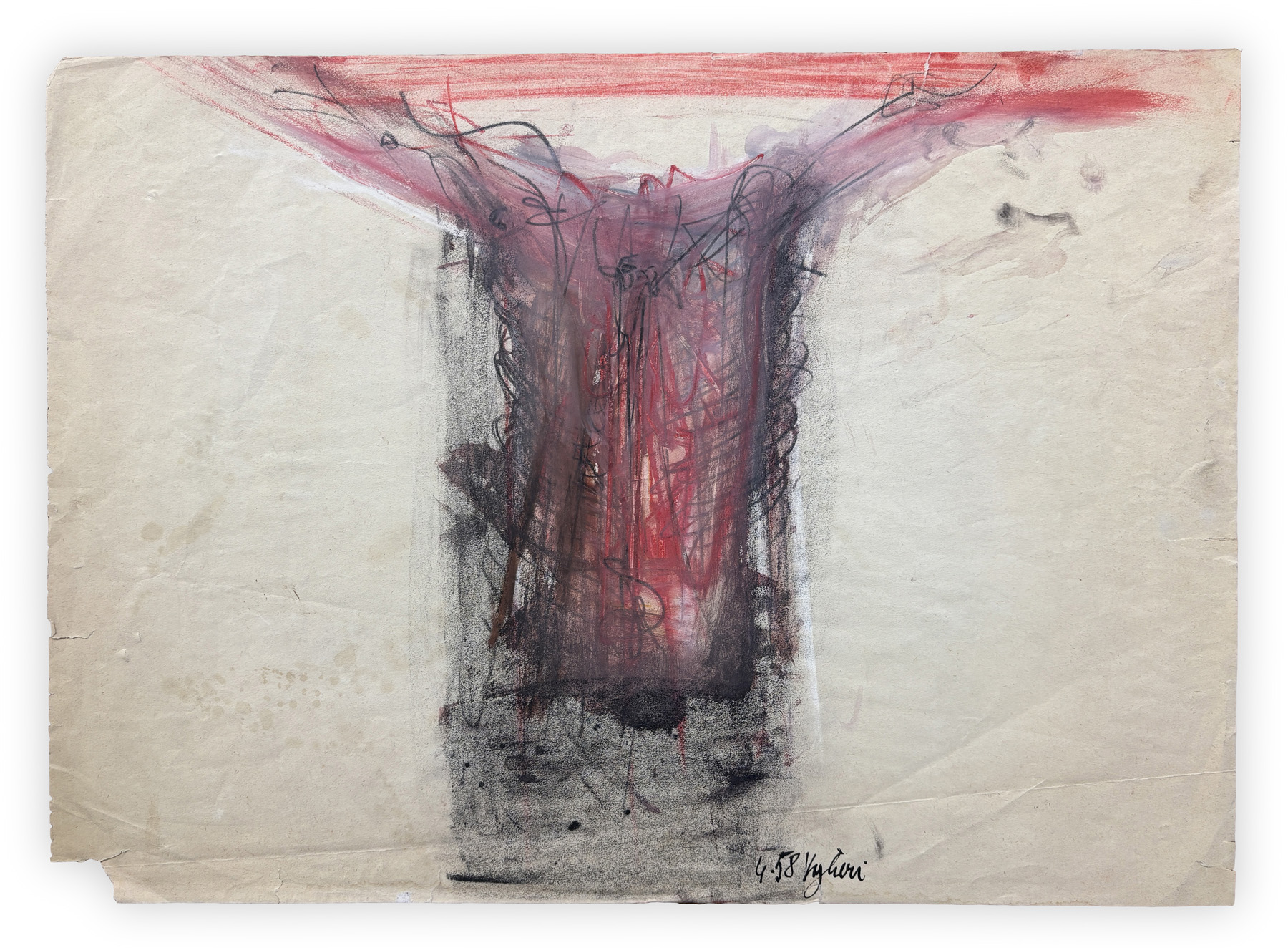 TINO VAGLIERI (1929-2000) - Senza Titolo, 1958