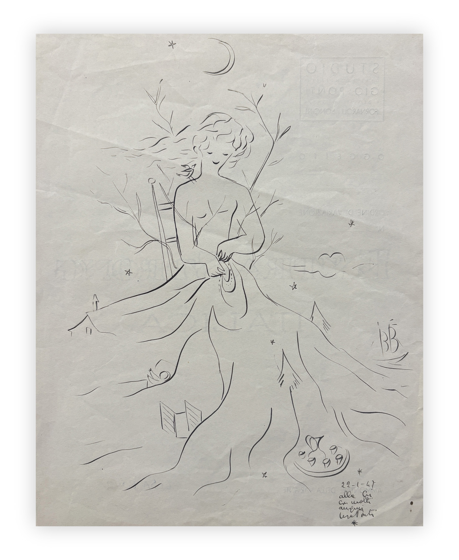 LISA PONTI (1922-2019) - Senza Titolo