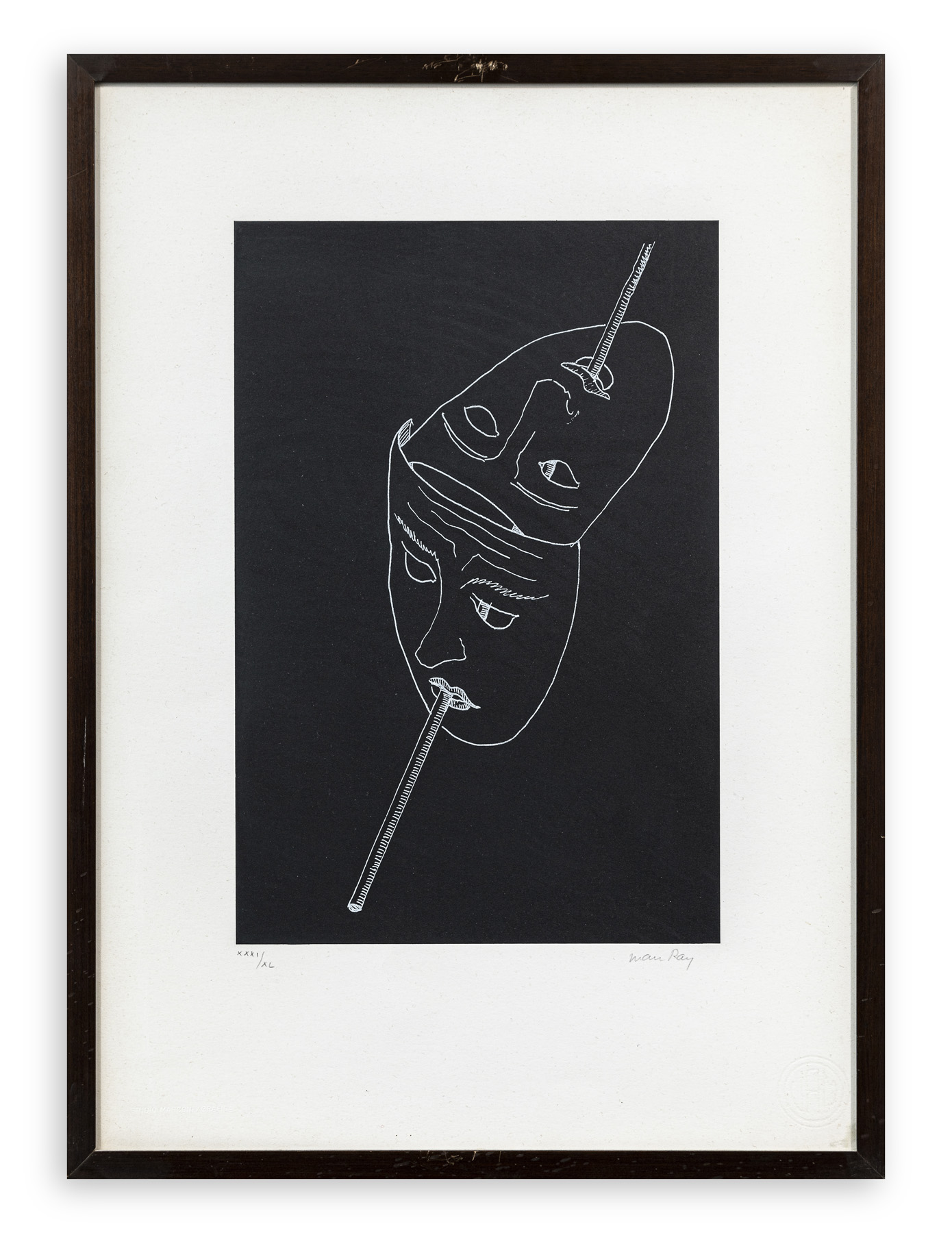MAN RAY (1890-1976) - Maschere, 1970