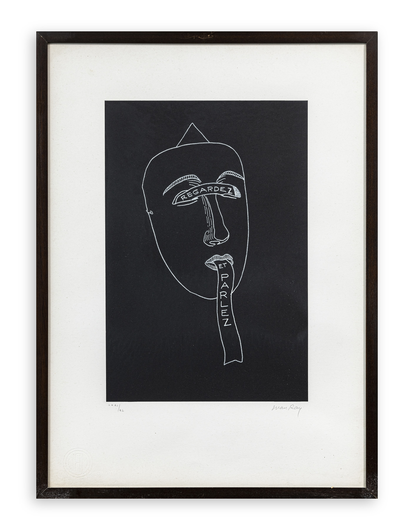 MAN RAY (1890-1976) - Maschere, 1970