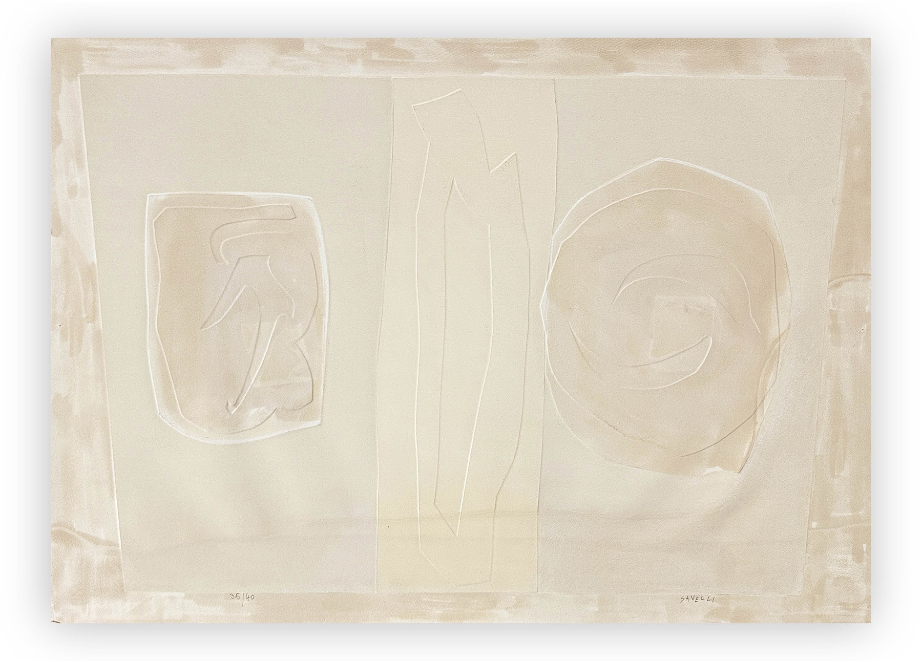 ANGELO SAVELLI (1911-1995) - Senza Titolo