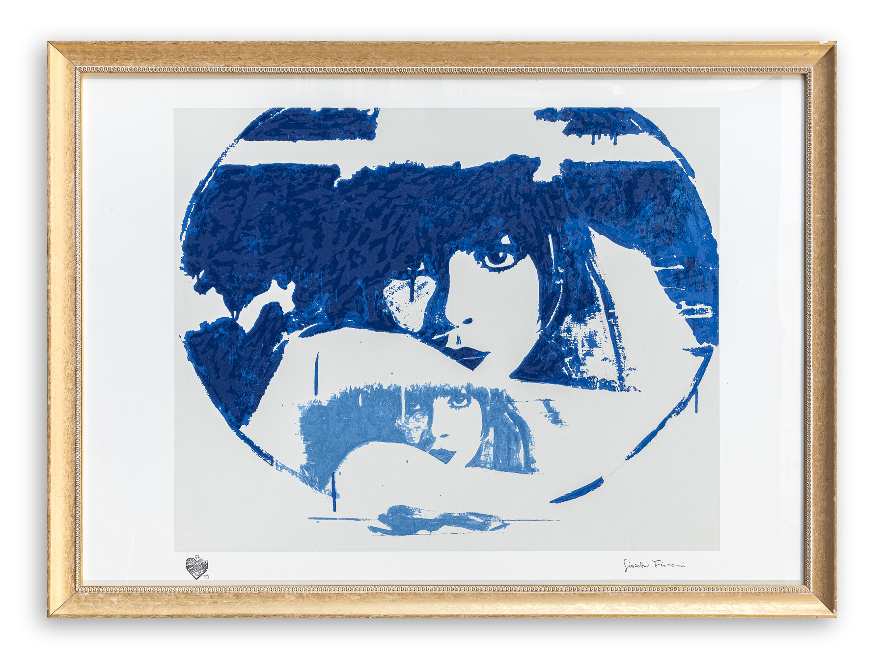 GIOSETTA FIORONI (1932) - Doppio liberty, blu