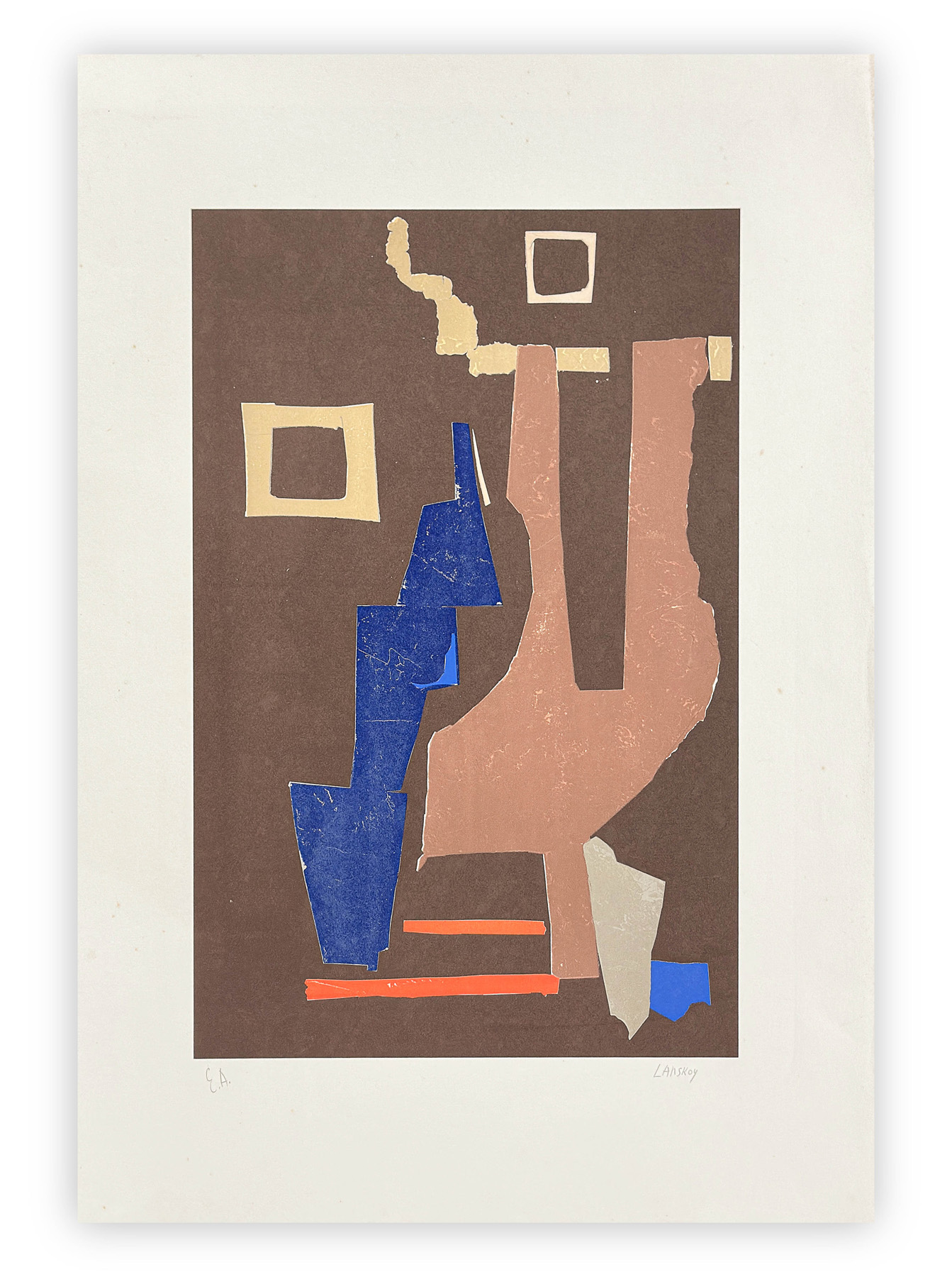 ANDRÉ LANSKOY (1902-1976) - Senza Titolo, 1974