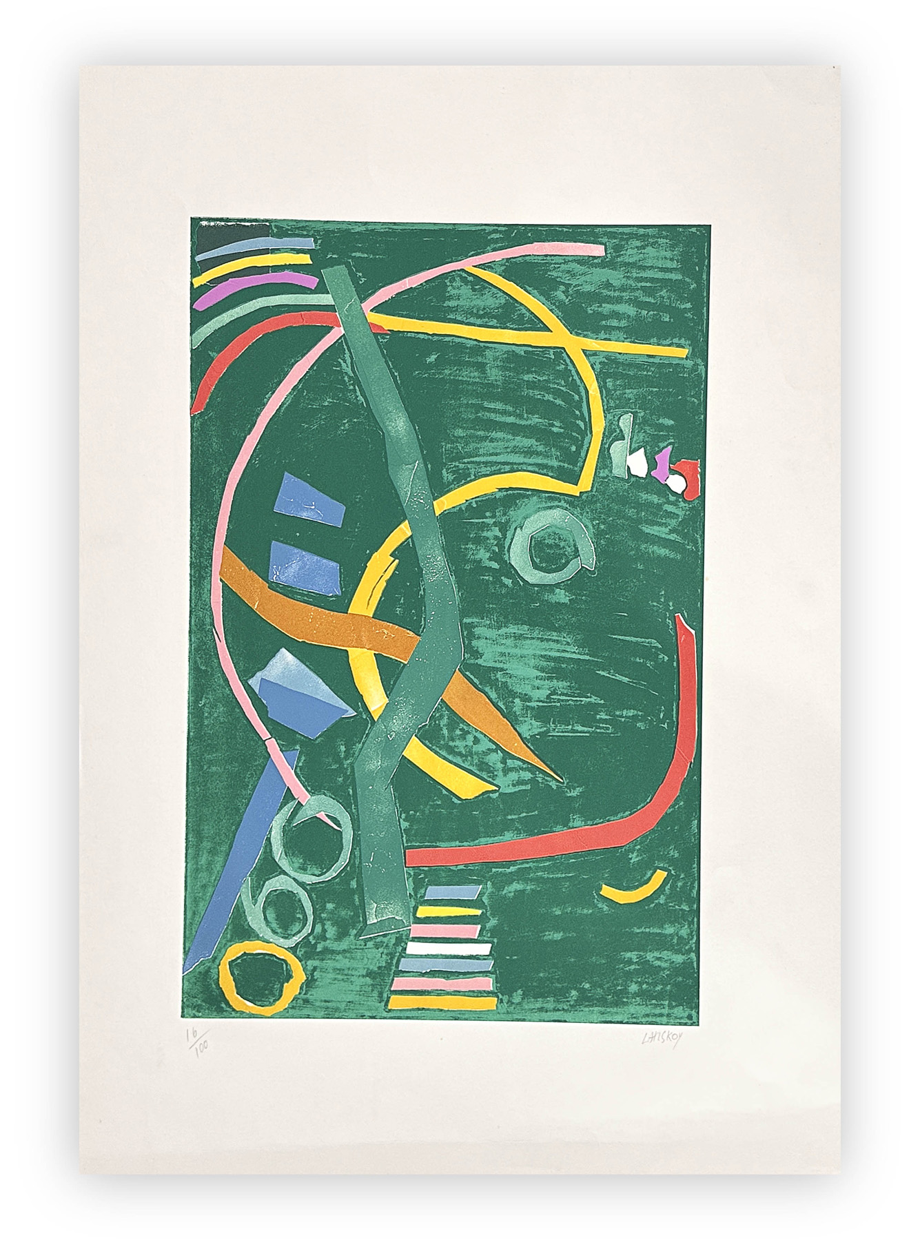 ANDRÉ LANSKOY (1902-1976) - Senza Titolo, 1974