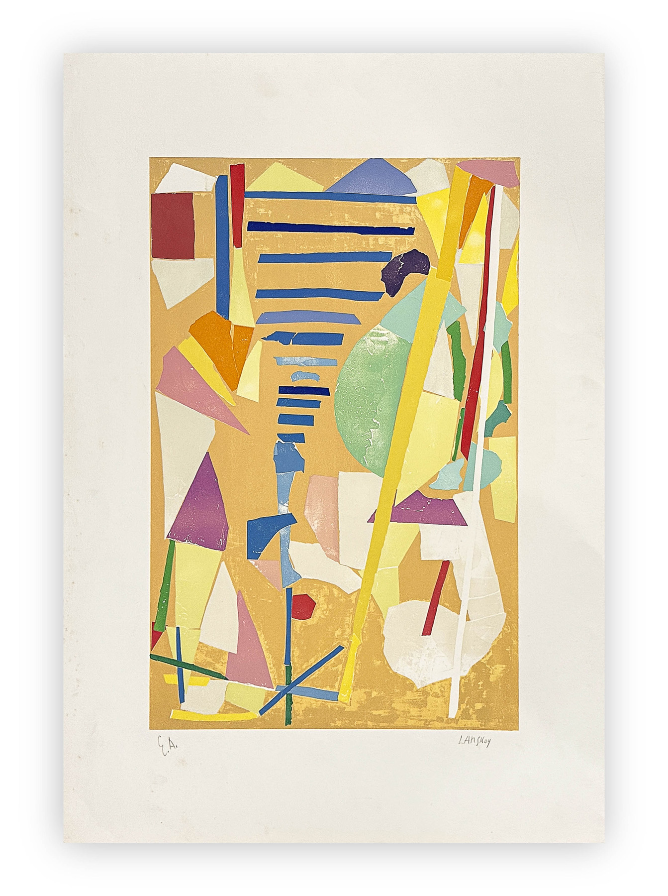 ANDRÉ LANSKOY (1902-1976) - Senza Titolo, 1974
