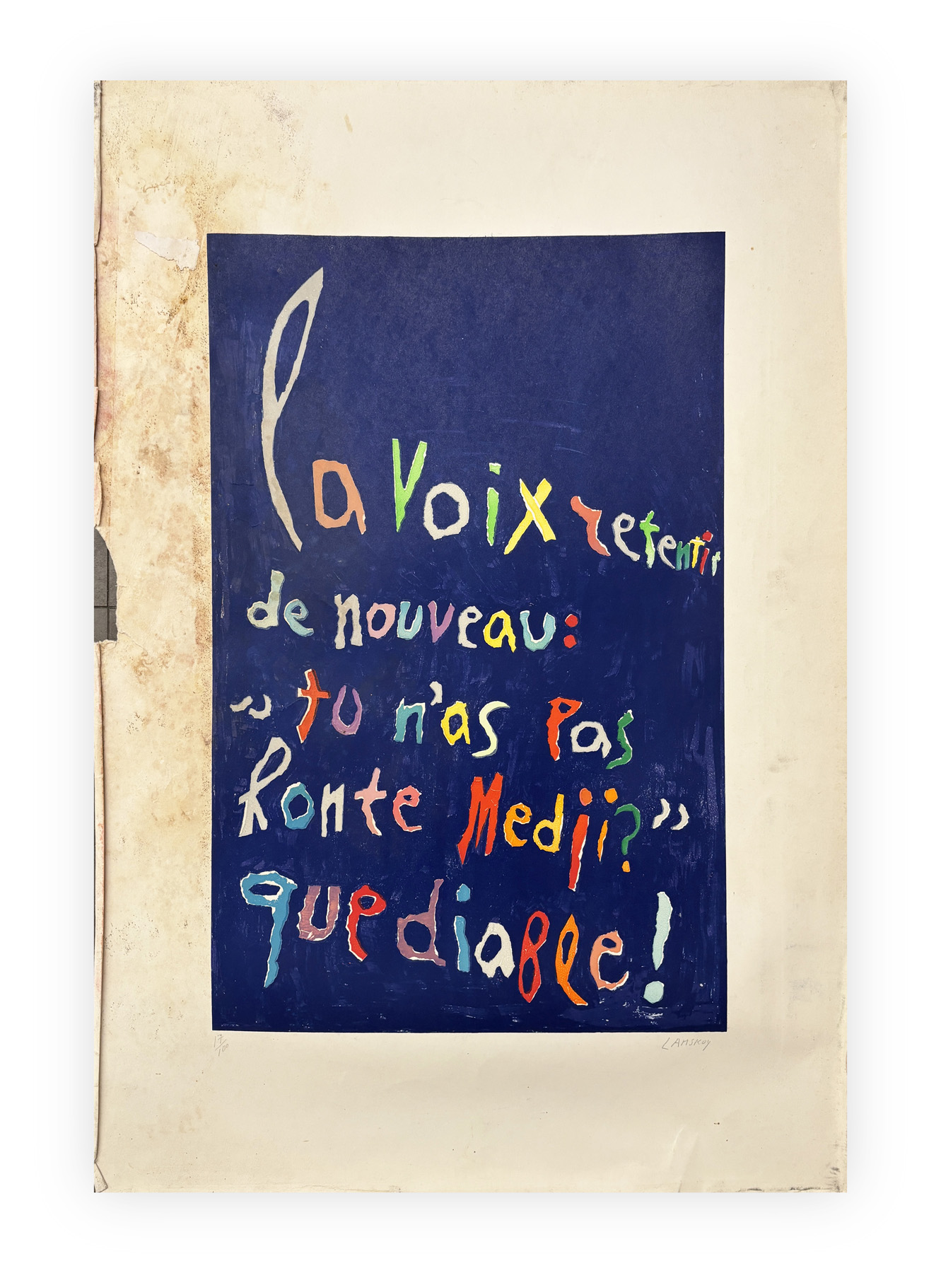ANDRÉ LANSKOY (1902-1976) - Journal d'un fou