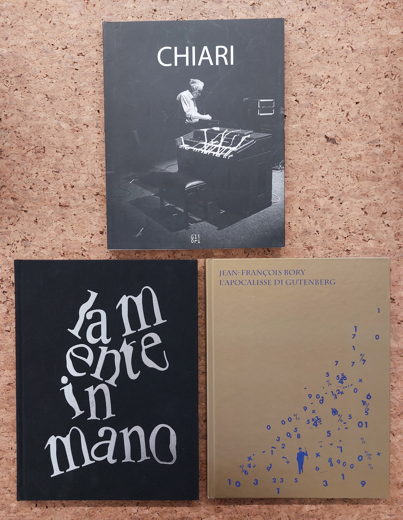 POESIA VISIVA (CARREGA, CHIARI E BORY) - Lotto unico di 3 cataloghi