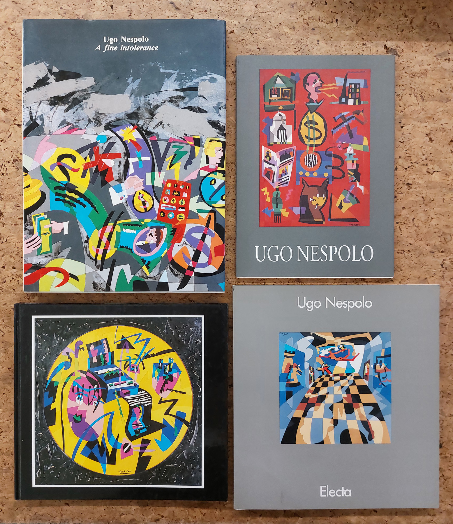 UGO NESPOLO - Lotto unico di 4 cataloghi: