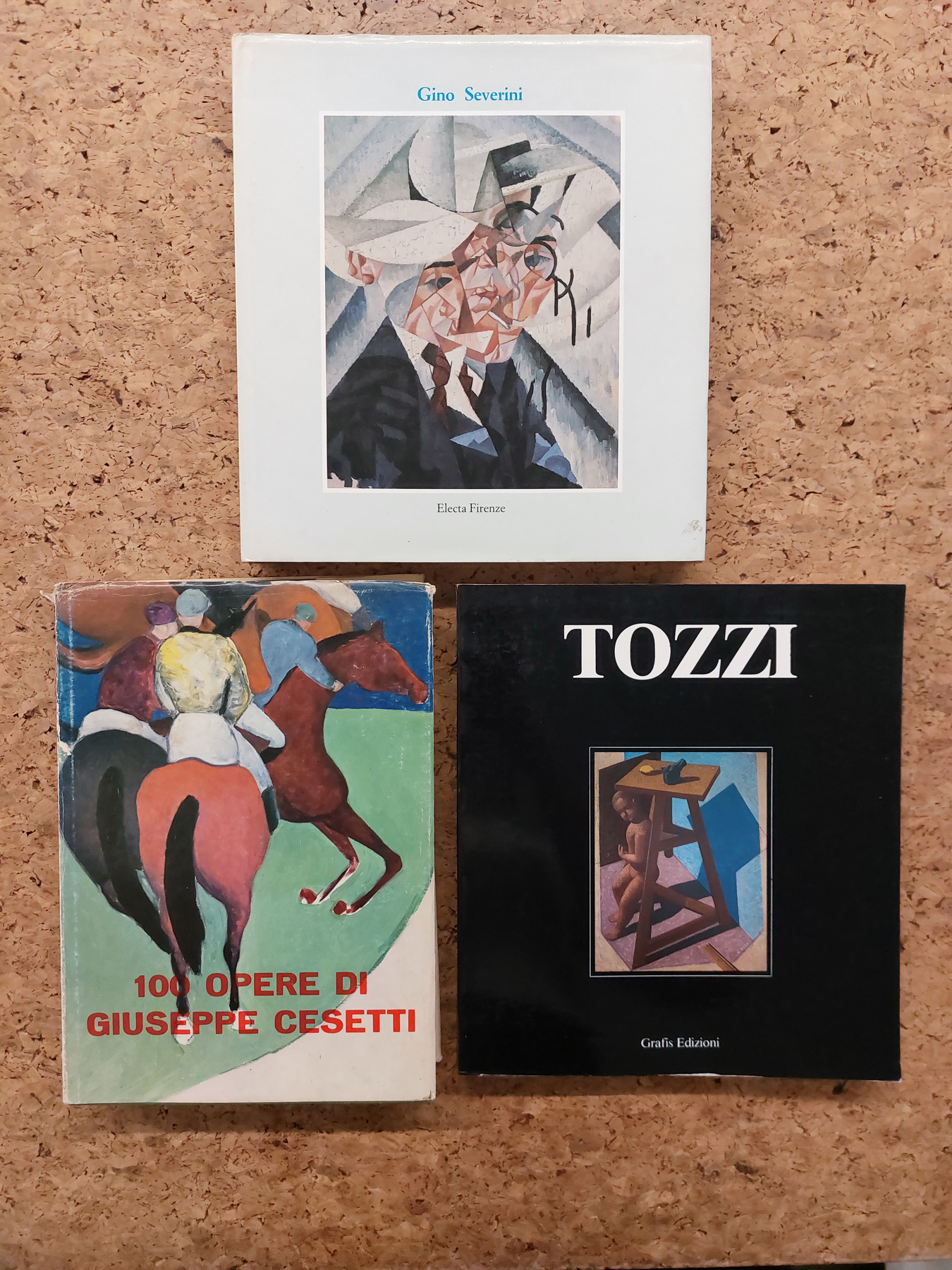GINO SEVERINI, MARIO TOZZI E GIUSEPPE CESETTI - Lotto unico di 3 cataloghi