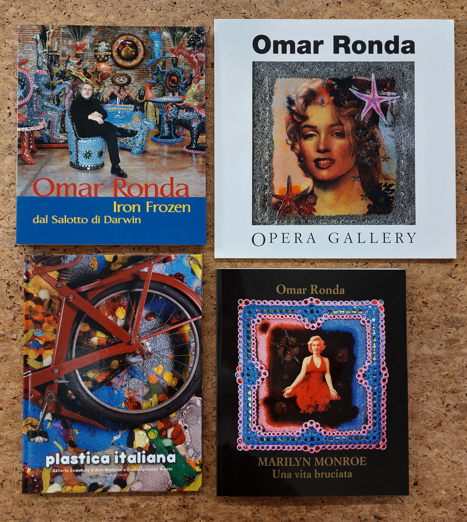OMAR RONDA - Lotto unico di 4 cataloghi: