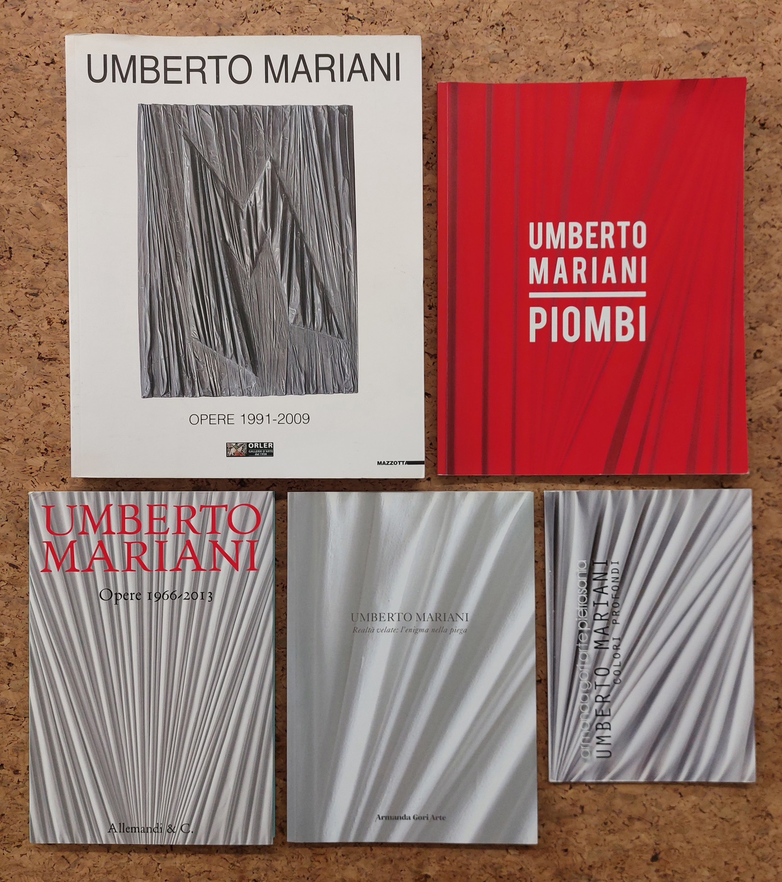 UMBERTO MARIANI - Lotto unico di 5 cataloghi: