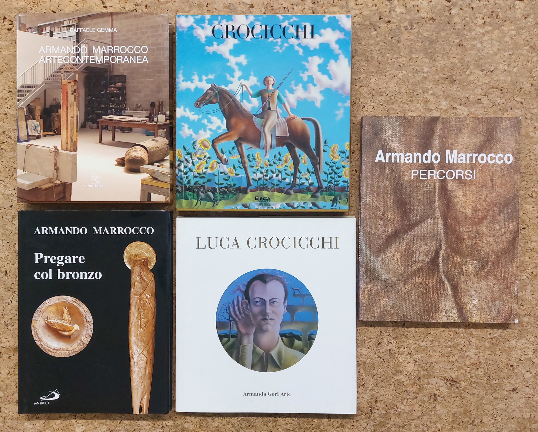 ARMANDO MARROCCO E LUCA CROCICCHI - Lotto unico di 5 cataloghi