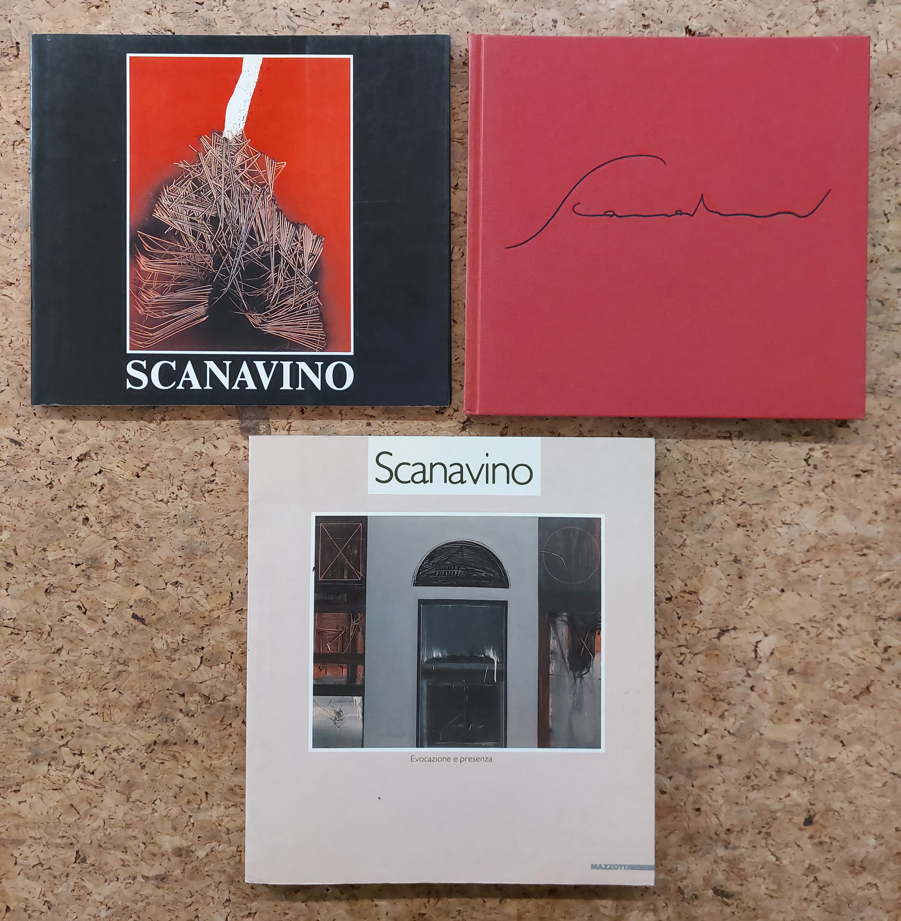 EMILIO SCANAVINO - Lotto unico di 3 cataloghi