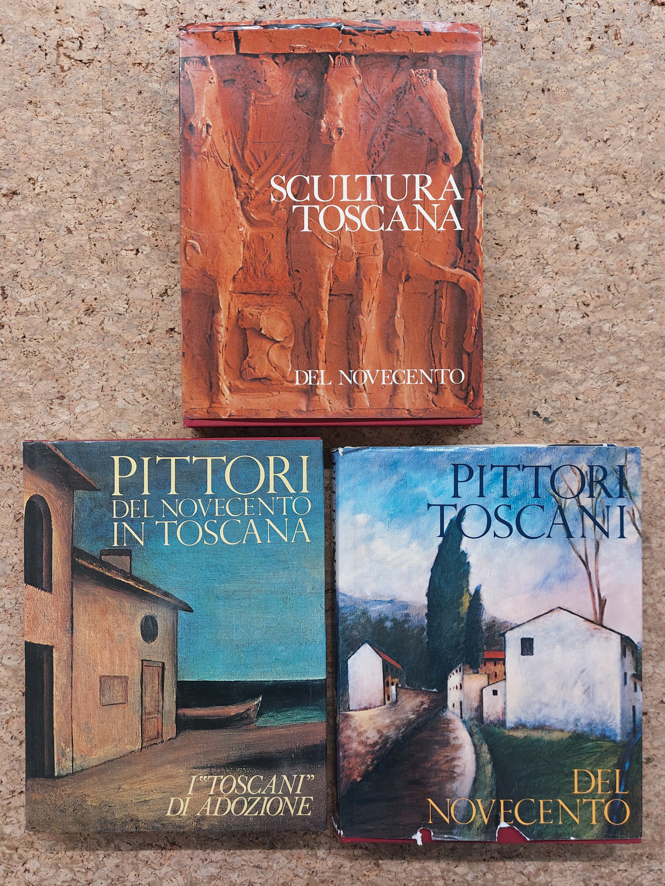 PITTURA E SCULTURA DEL '900 IN TOSCANA - Lotto unico di 3 cataloghi