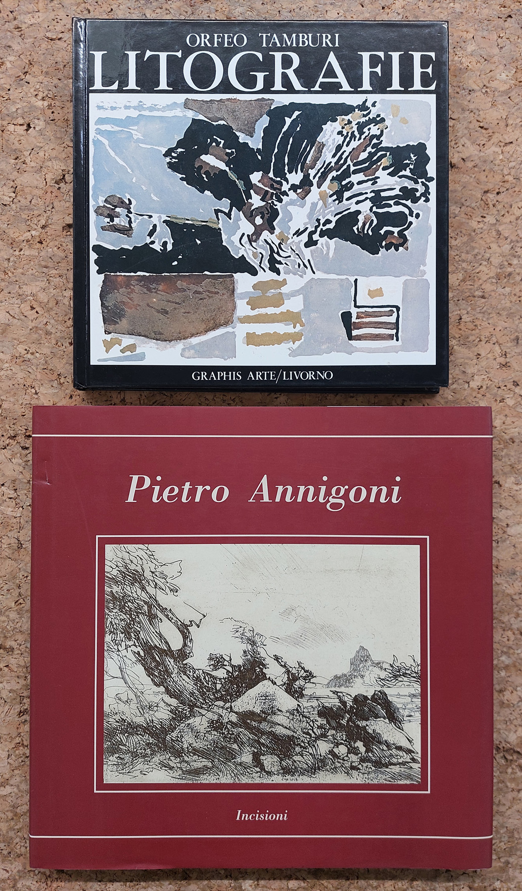 MONOGRAFIE DI ARTE GRAFICA (PIETRO ANNIGONI E ORFEO TAMBURI) - Lotto unico di 2 cataloghi