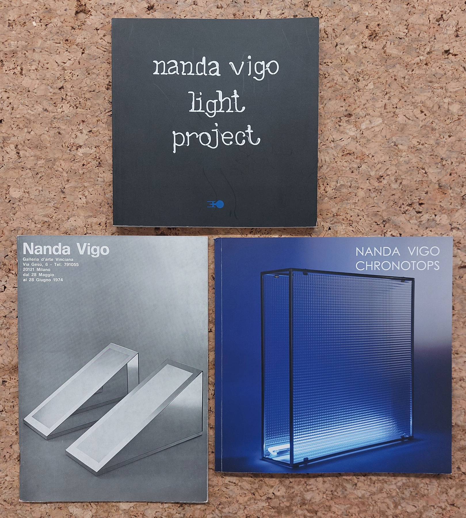 NANDA VIGO - Lotto unico di 3 cataloghi