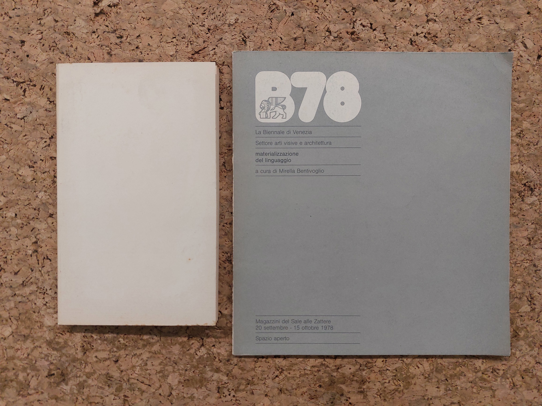 ARTISTE CONCETTUALI DEL DOPOGUERRA - Materializzazione del linguaggio, 1978