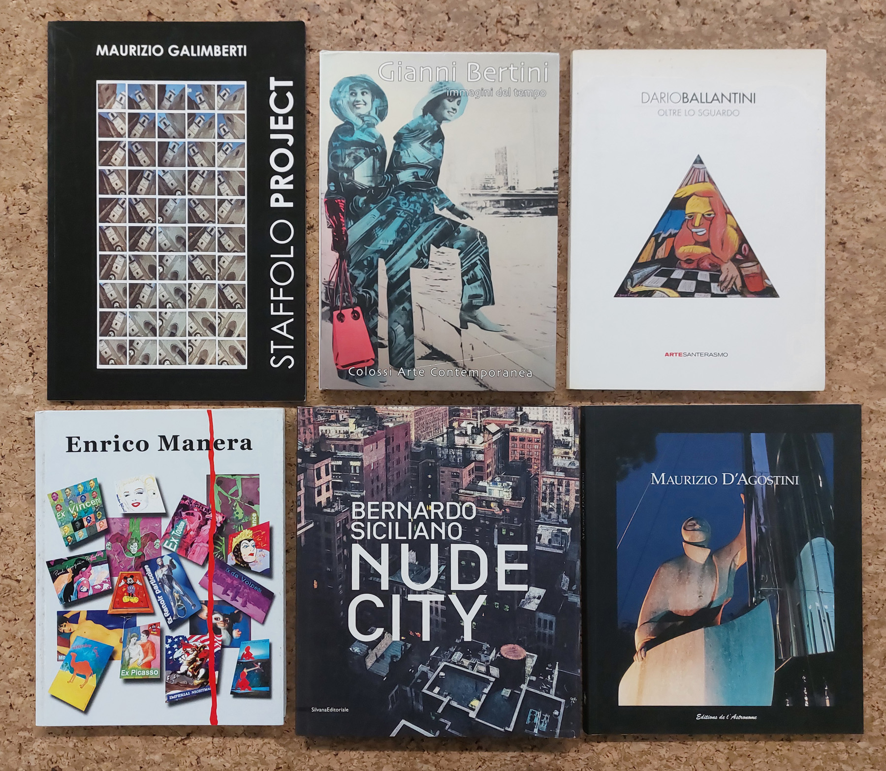 ARTE CONTEMPORANEA ITALIANA - Lotto unico di 6 cataloghi