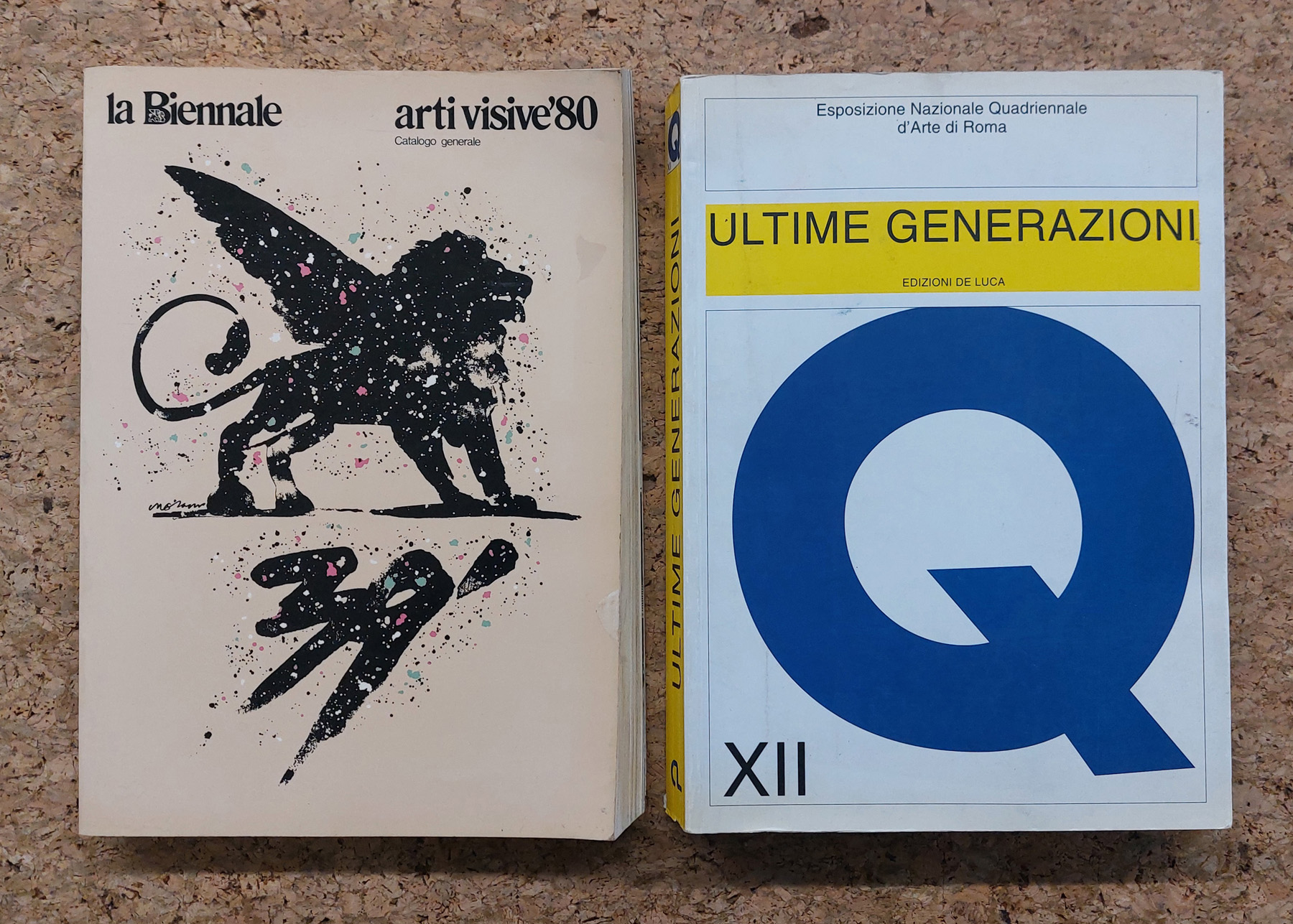 BIENNALE DI VENEZIA E QUADRIENNALE DI ROMA  -Lotto unico di 2 cataloghi