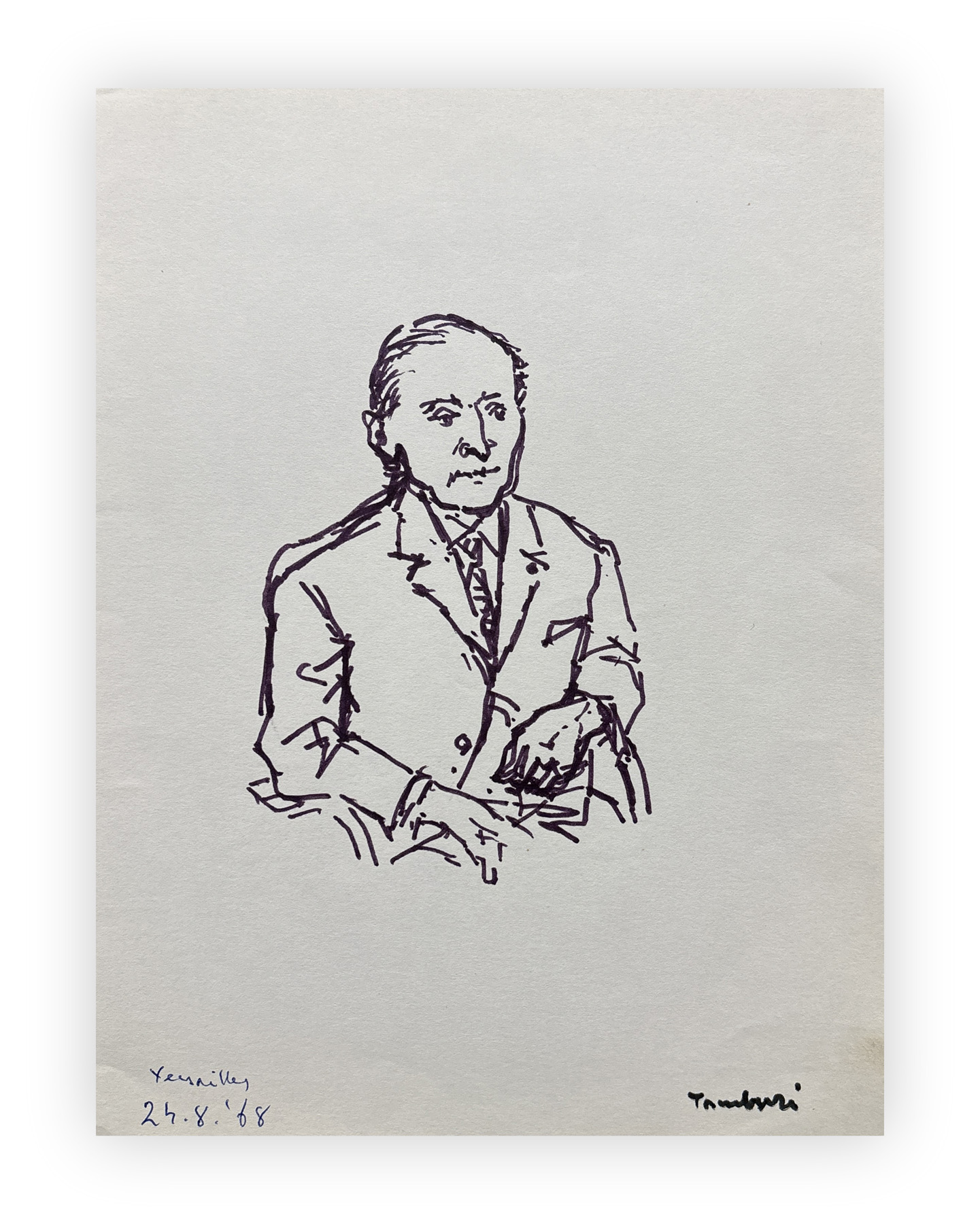 ORFEO TAMBURI (1910-1994) - Senza Titolo (Survage à Versailles), 1968