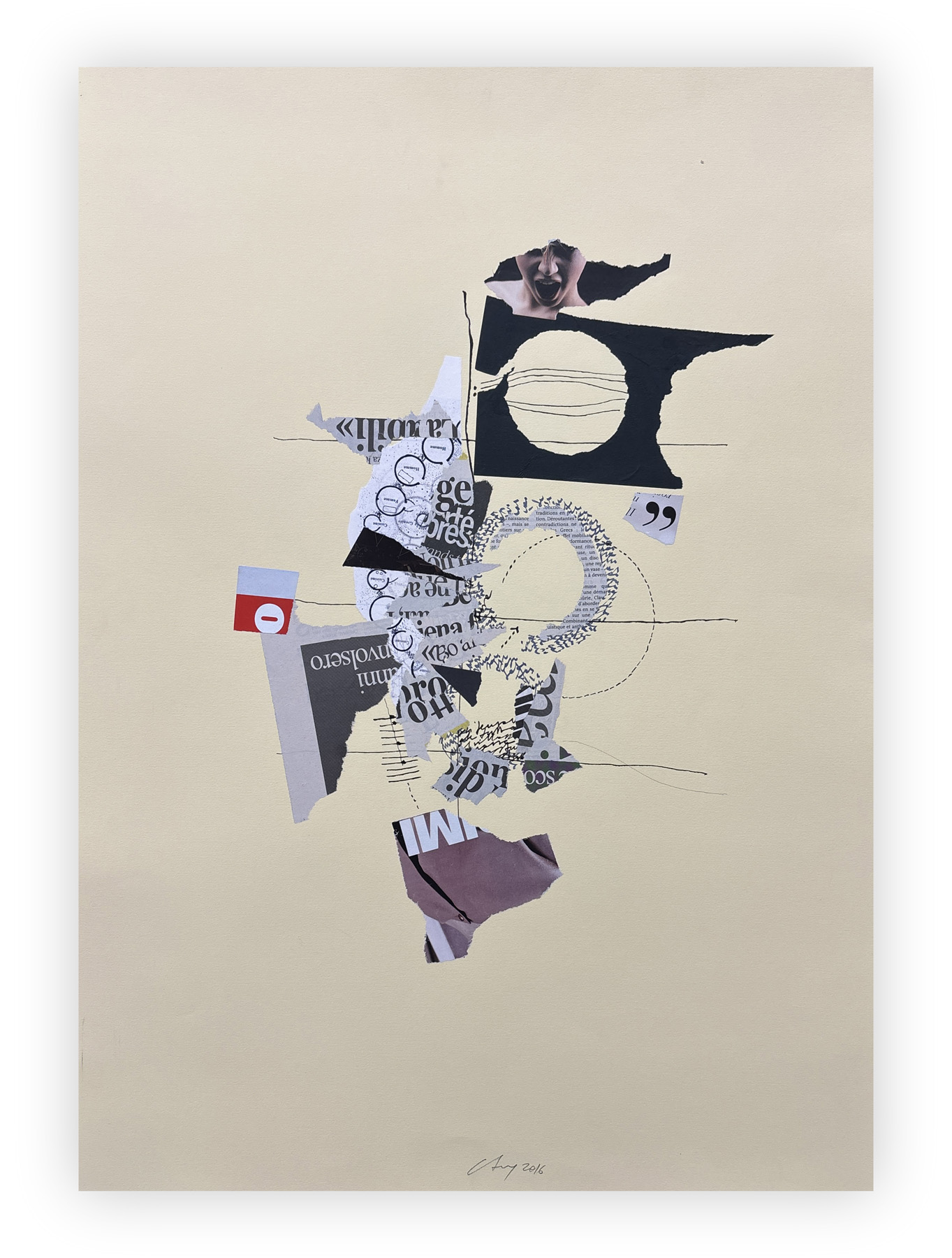 GIOVANNI FONTANA (1946) - Tholos nero, 2016