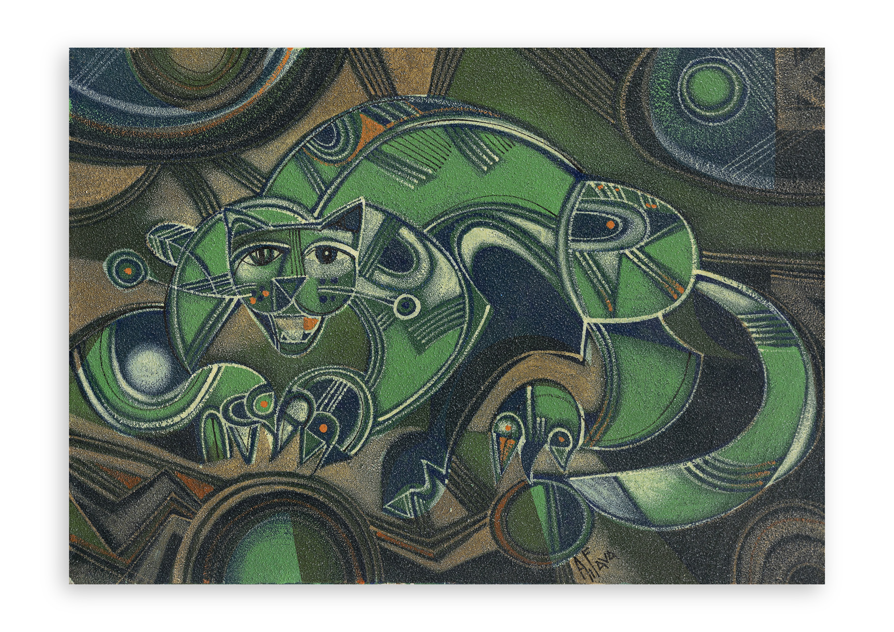 ADRIANO FAVA (1940) - Senza Titolo